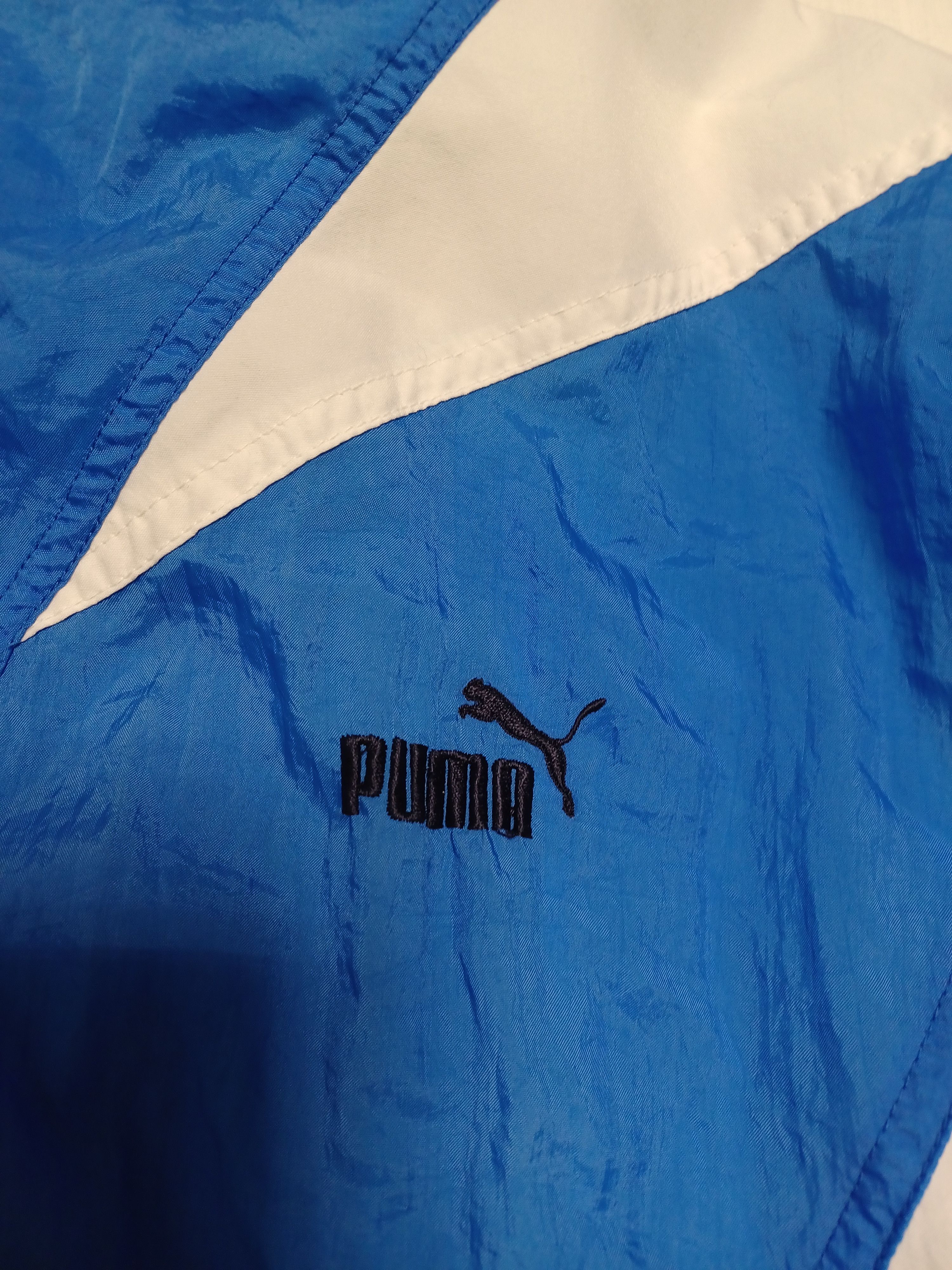 Puma PUMA NYLON TRACK JACKET VINTAGE 90S SPORTSWEAR DRLL Size US L / EU 52-54 / 3 - 3 Thumbnail