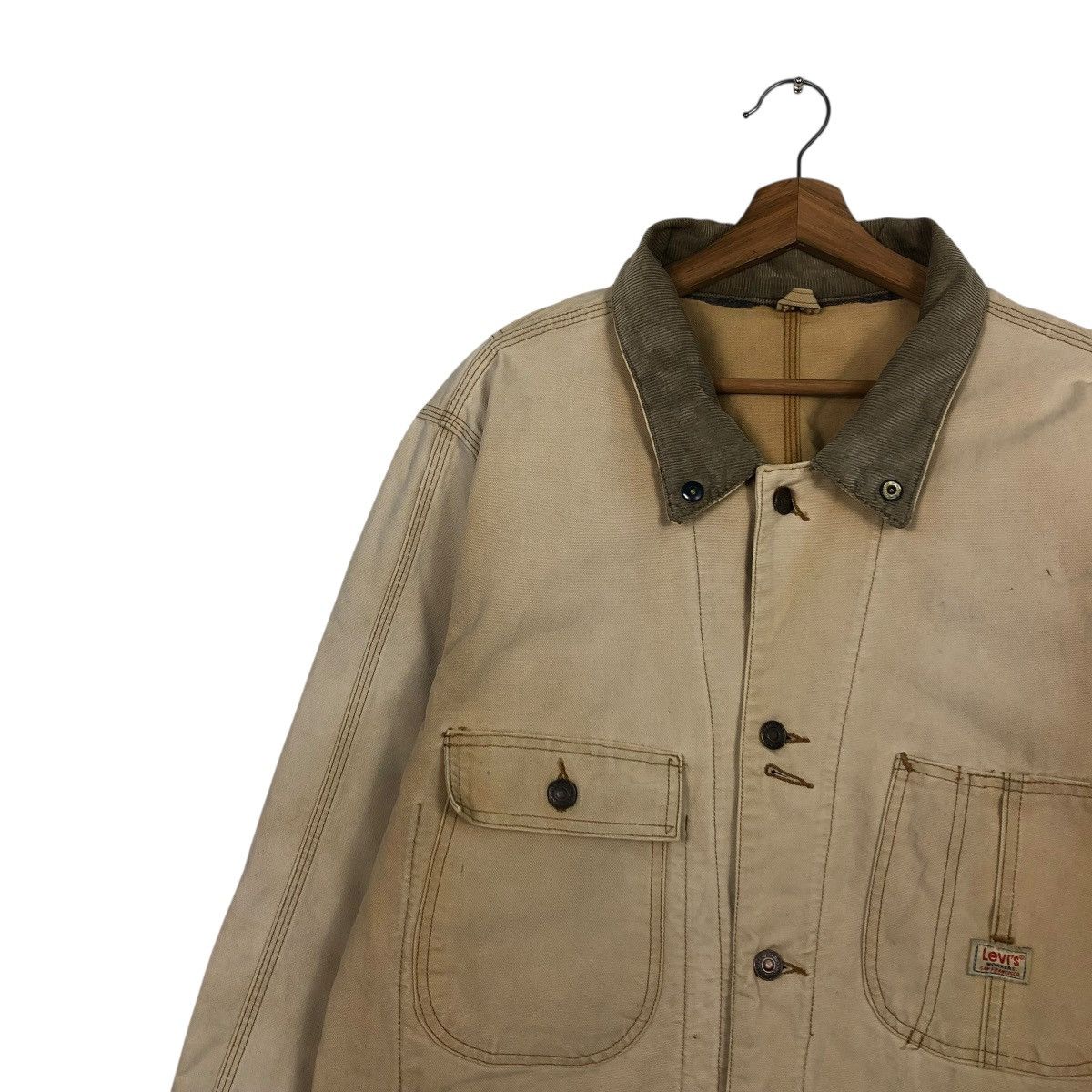Levi's 🔥VINTAGE CHORE JACKET LEVI’S WORKERS SAN FRANCISCO DETROIT Size US M / EU 48-50 / 2 - 9 Thumbnail