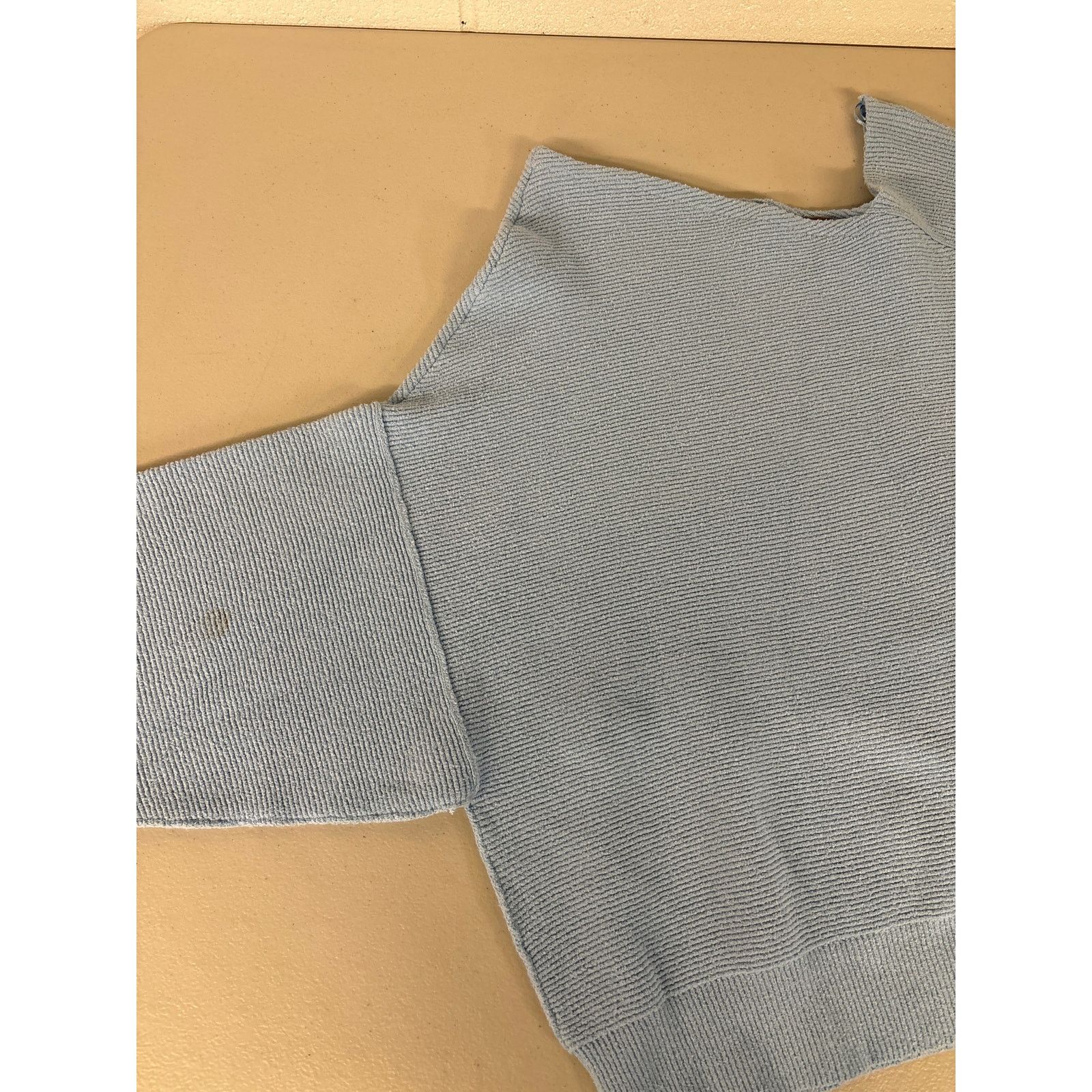 Free People New free people Sz small s ottoman off shoulder sweater blue Size S / US 4 / IT 40 - 5 Thumbnail