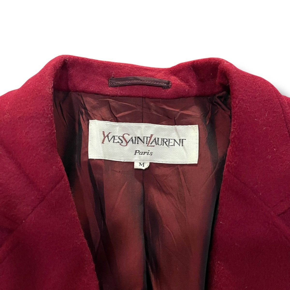Yves Saint Laurent YVES SAINT LAURENT WOOL BLAZER/COAT Size M / US 6-8 / IT 42-44 - 6 Thumbnail