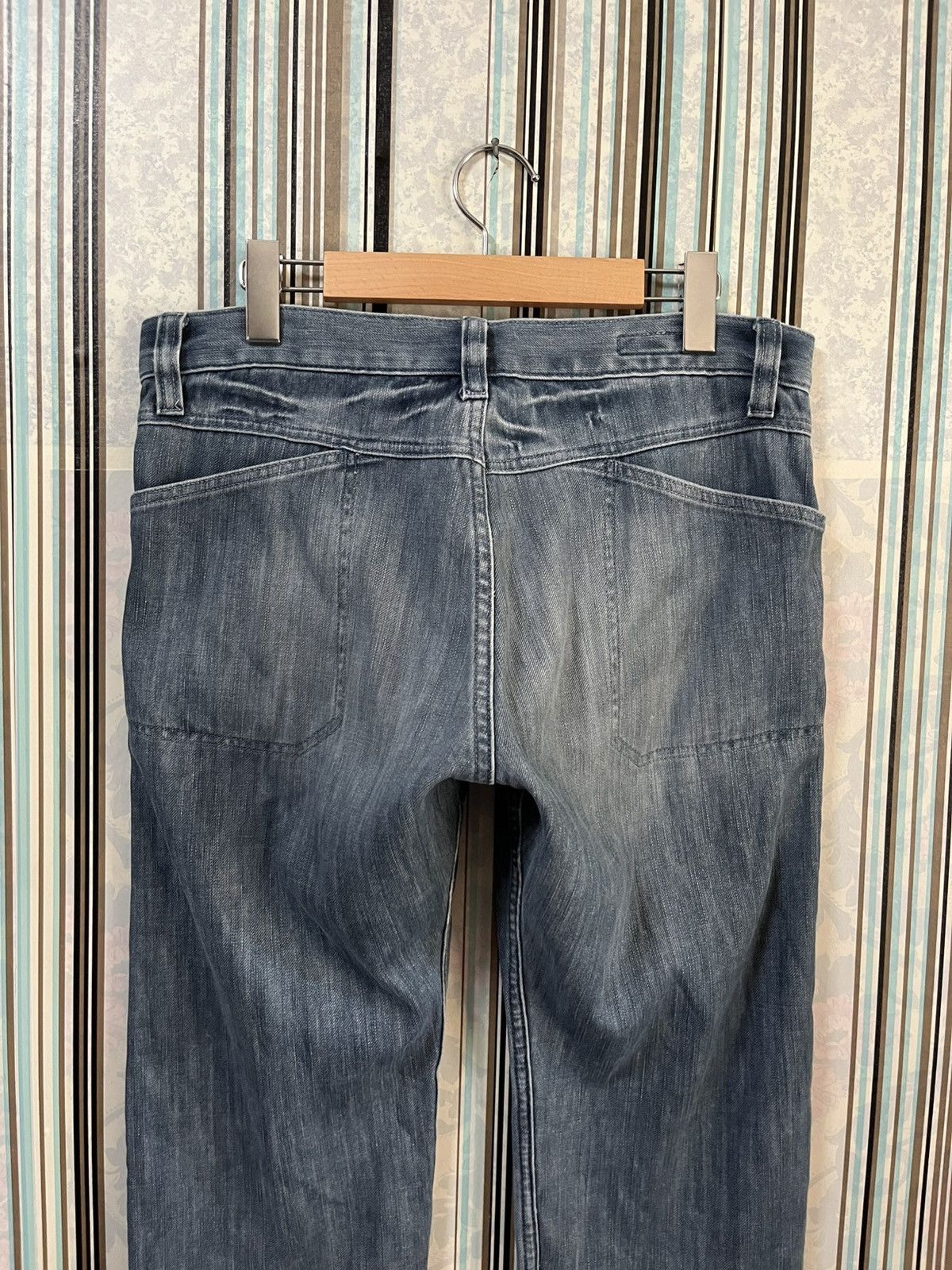 Japanese Brand 1990s BARTACK guaranteed double knee #I2 Size US 32 / EU 48 - 4 Thumbnail