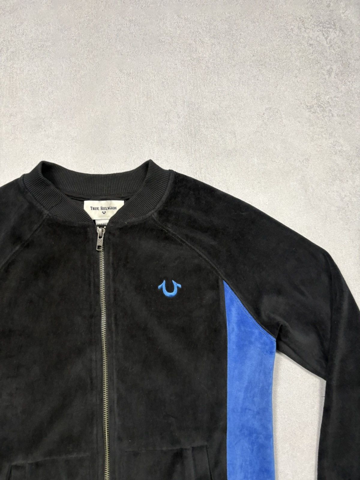 True Religion True Religion Velour Track Jacket Full Zip Japanese M Y2K Size M / US 6-8 / IT 42-44 - 10 Thumbnail