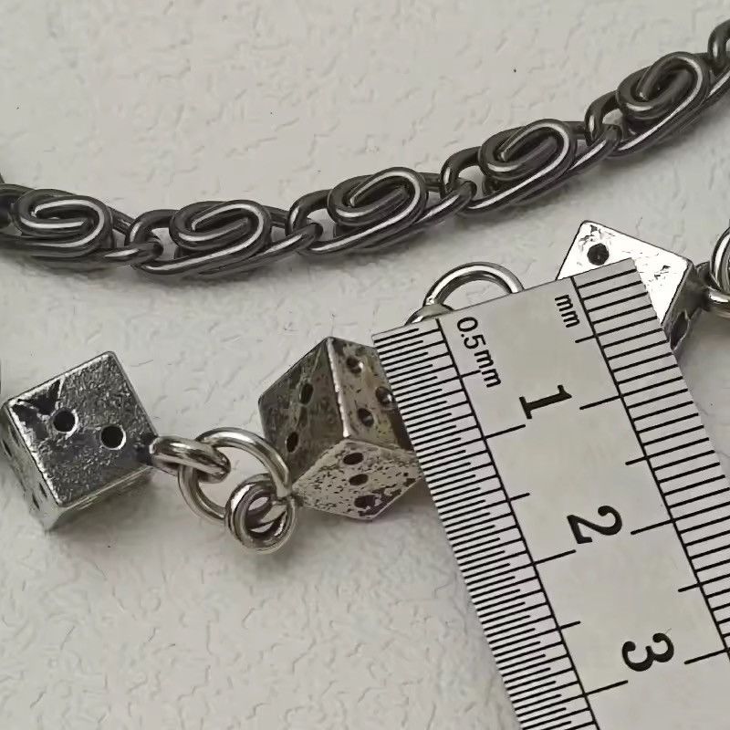 Jewelry Dice Chain Wallet Belt Chain Trousers Pants and jeans Size ONE SIZE - 5 Thumbnail