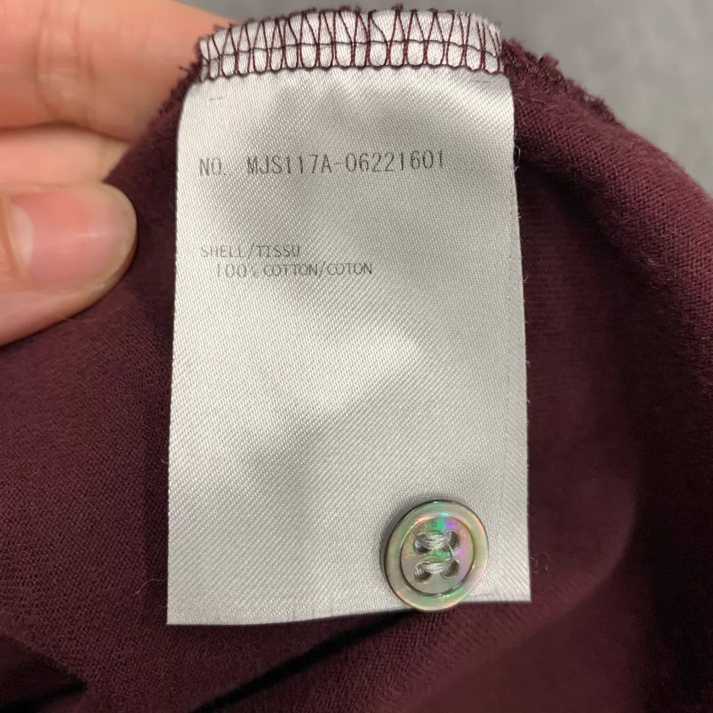 Thom Browne TB 4-Stripe Wine Red Sweater 1 9/10 front stain Size US S / EU 44-46 / 1 - 6 Thumbnail
