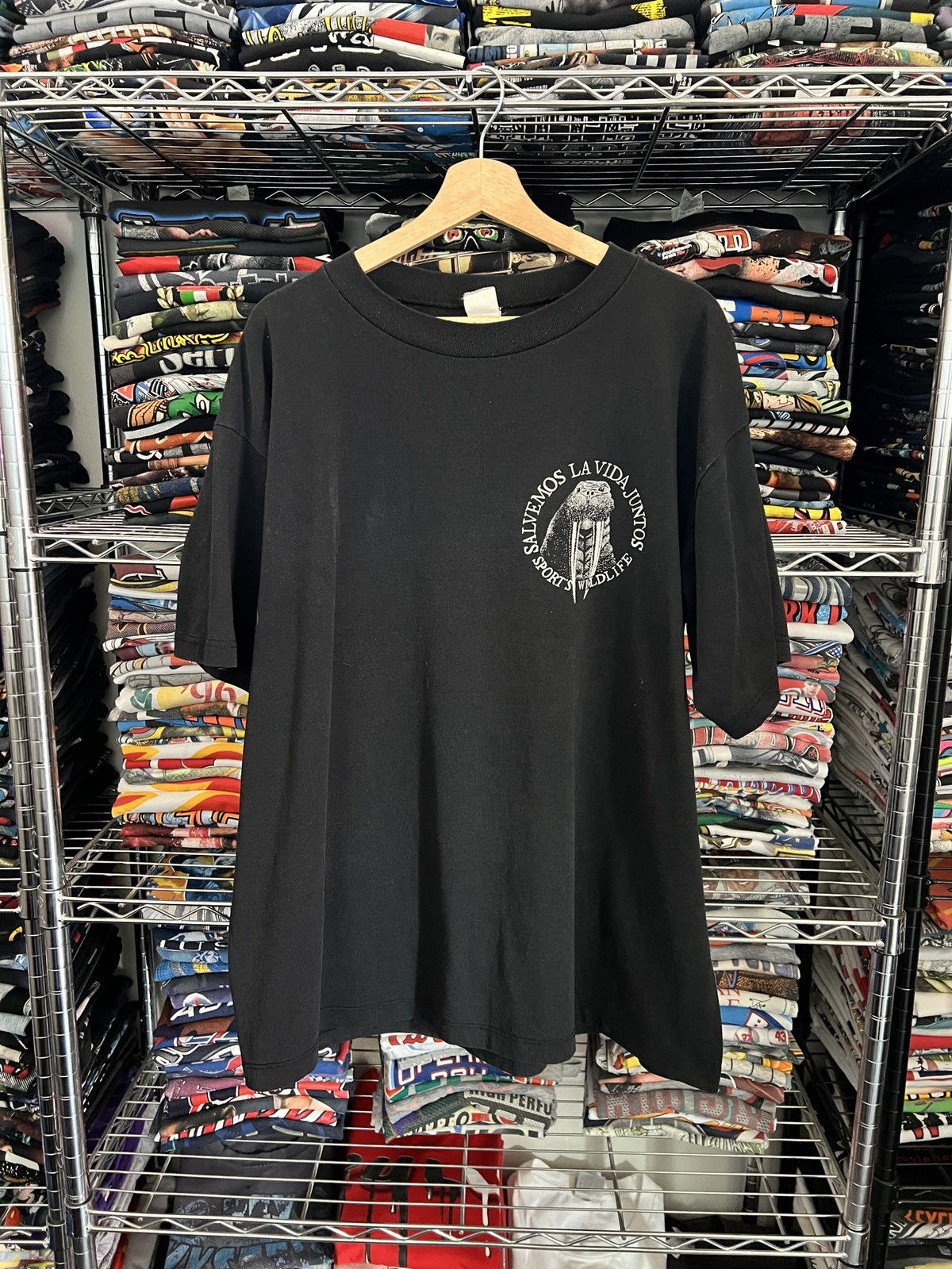 Habitat 90s Walrus Nature Save The Planet Tee Size US XL / EU 56 / 4 - 2 Thumbnail