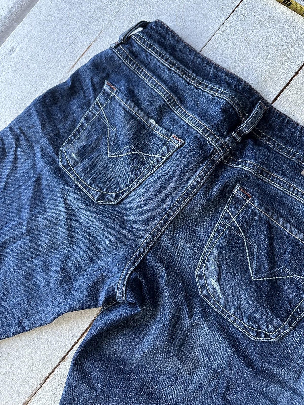 Guess FLARED 🚨00S GUESS WITH LOGO WOMEN BOOTCUT JEANS DARK BLUE Size 30" / US 8 / IT 44 - 11 Thumbnail