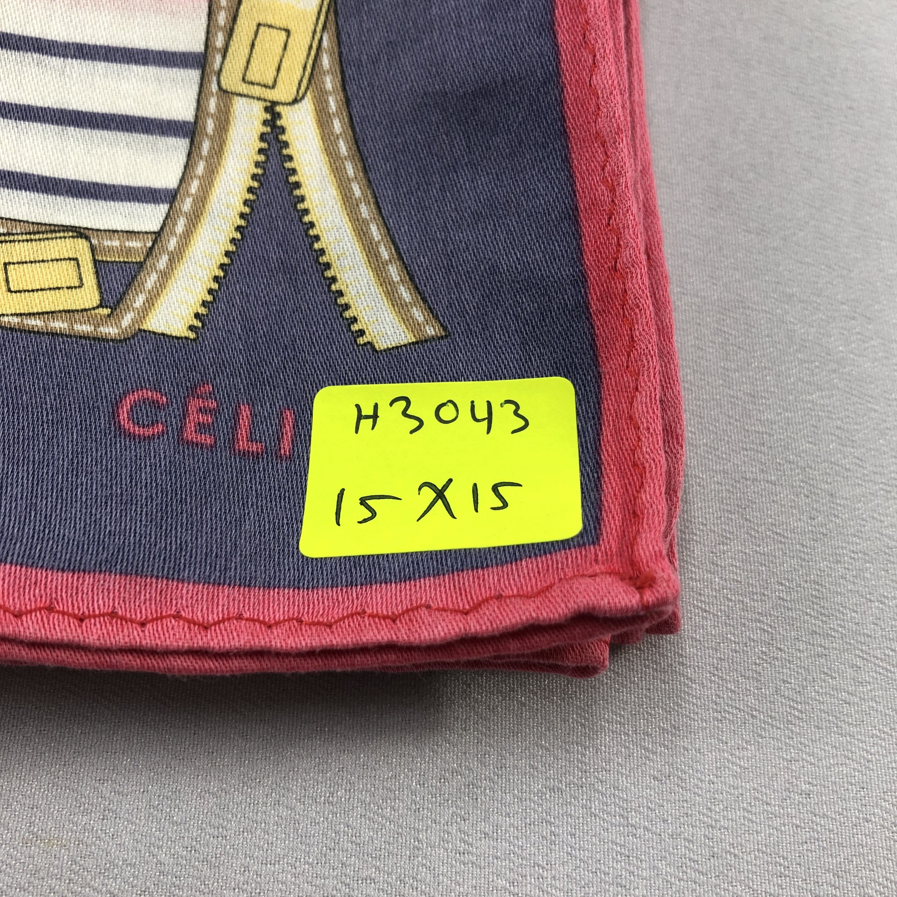 Celine Celine Handkerchief Neckerchief Bandana H3043 Size ONE SIZE - 8 Thumbnail
