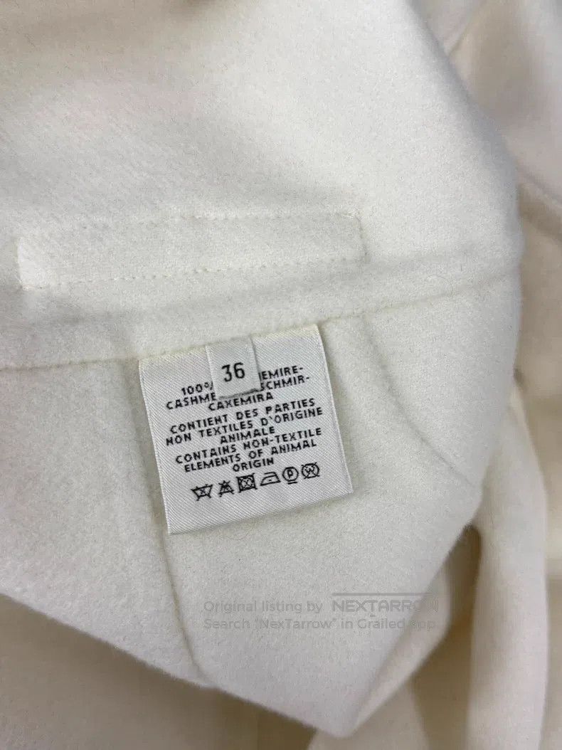 Hermes Hermes White Cashmere Coat Size XS / US 0-2 / IT 36-38 - 5 Thumbnail