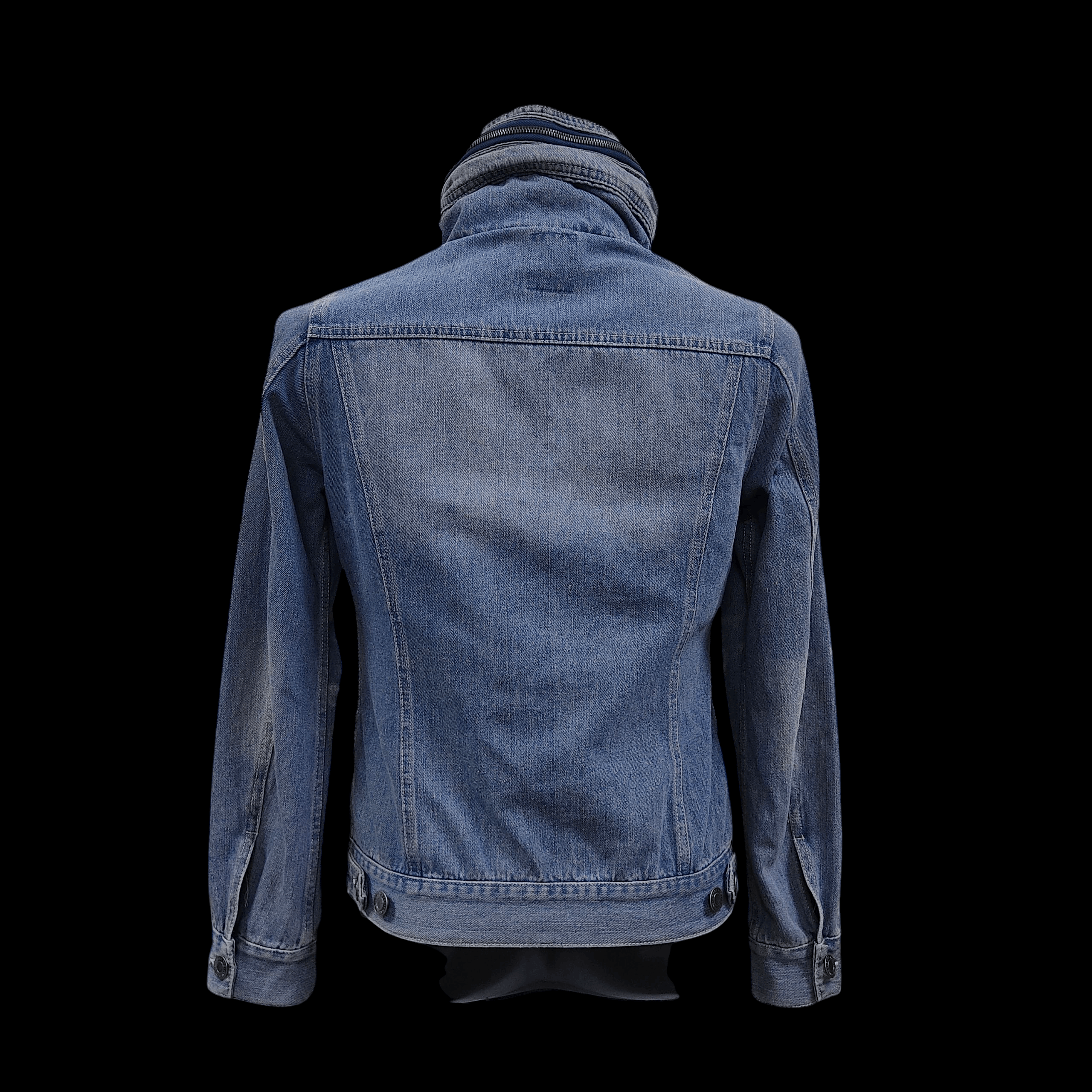 Japan Blue Made In Heaven Faded Distressed Denim Jacket Size US S / EU 44-46 / 1 - 2 Thumbnail