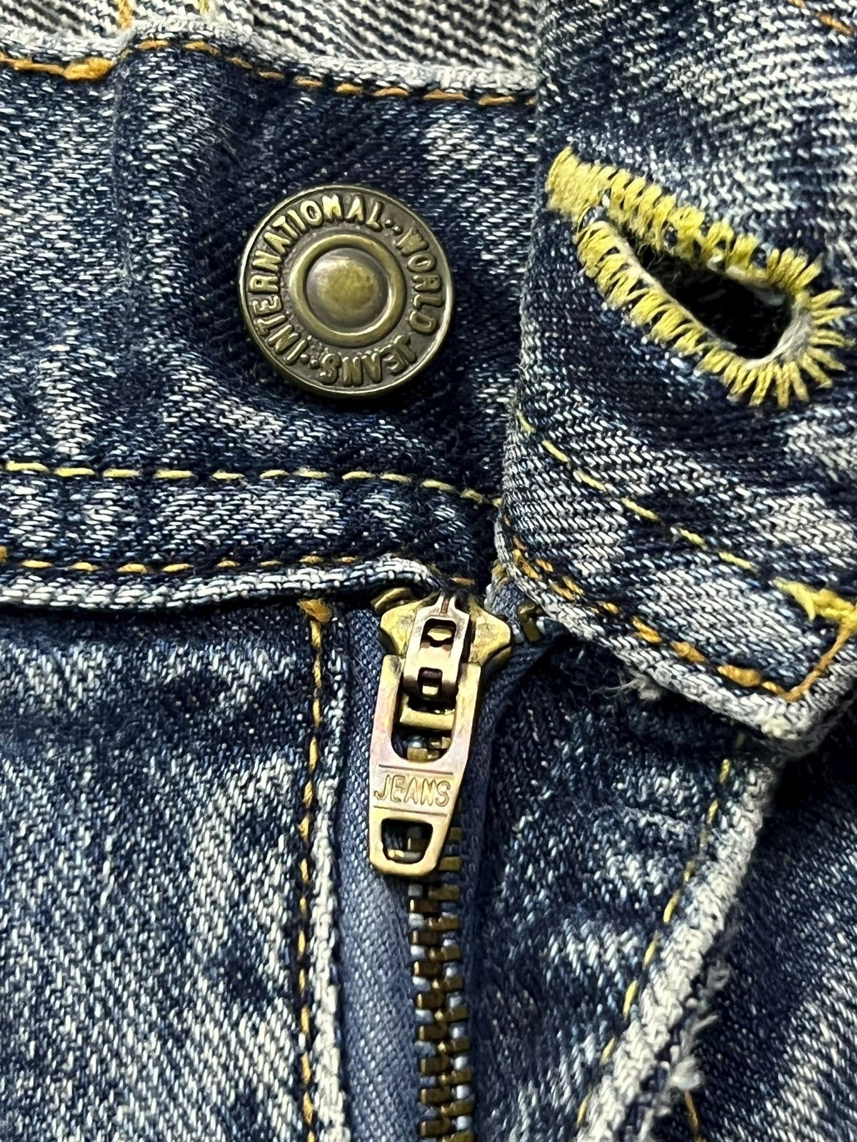 Japanese Brand Bootcut Vintage GL Heart Japan - Faded Wash,Distressed Denim Size US 34 / EU 50 - 10 Thumbnail