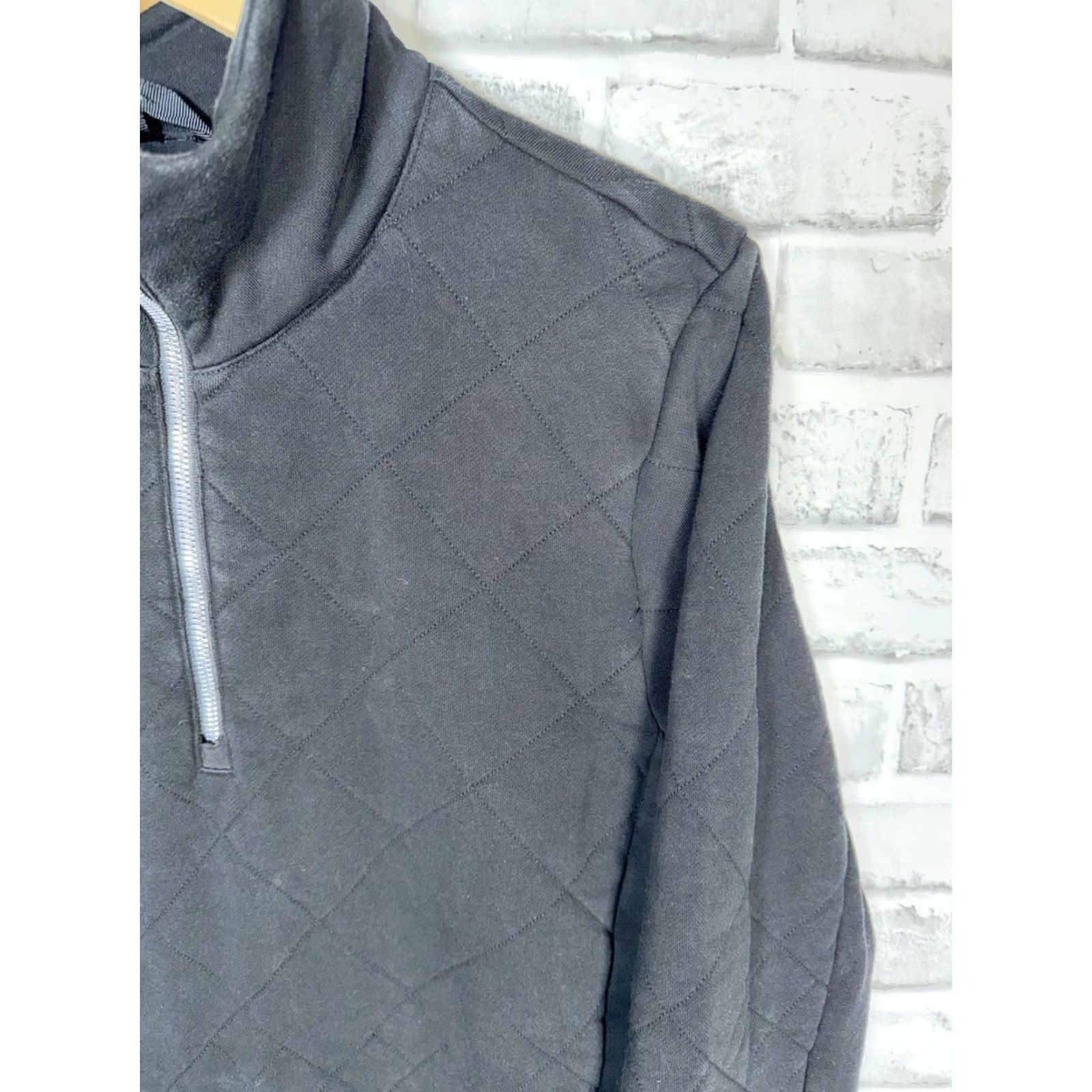Lululemon LULULEMON Black Quilted Jacket Womens 8 1/4 Zip Activewear Athleisure Size M / US 6-8 / IT 42-44 - 4 Thumbnail