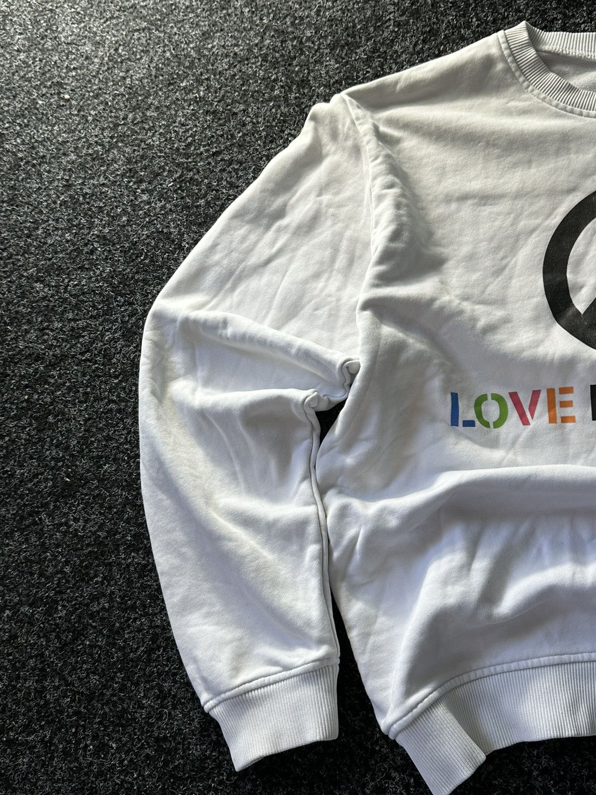 Moschino × Vintage 🚨Vintage Moschino BIG LOGO WHITE Luxury Sweatshirt BY SINV Size US M / EU 48-50 / 2 - 6 Thumbnail