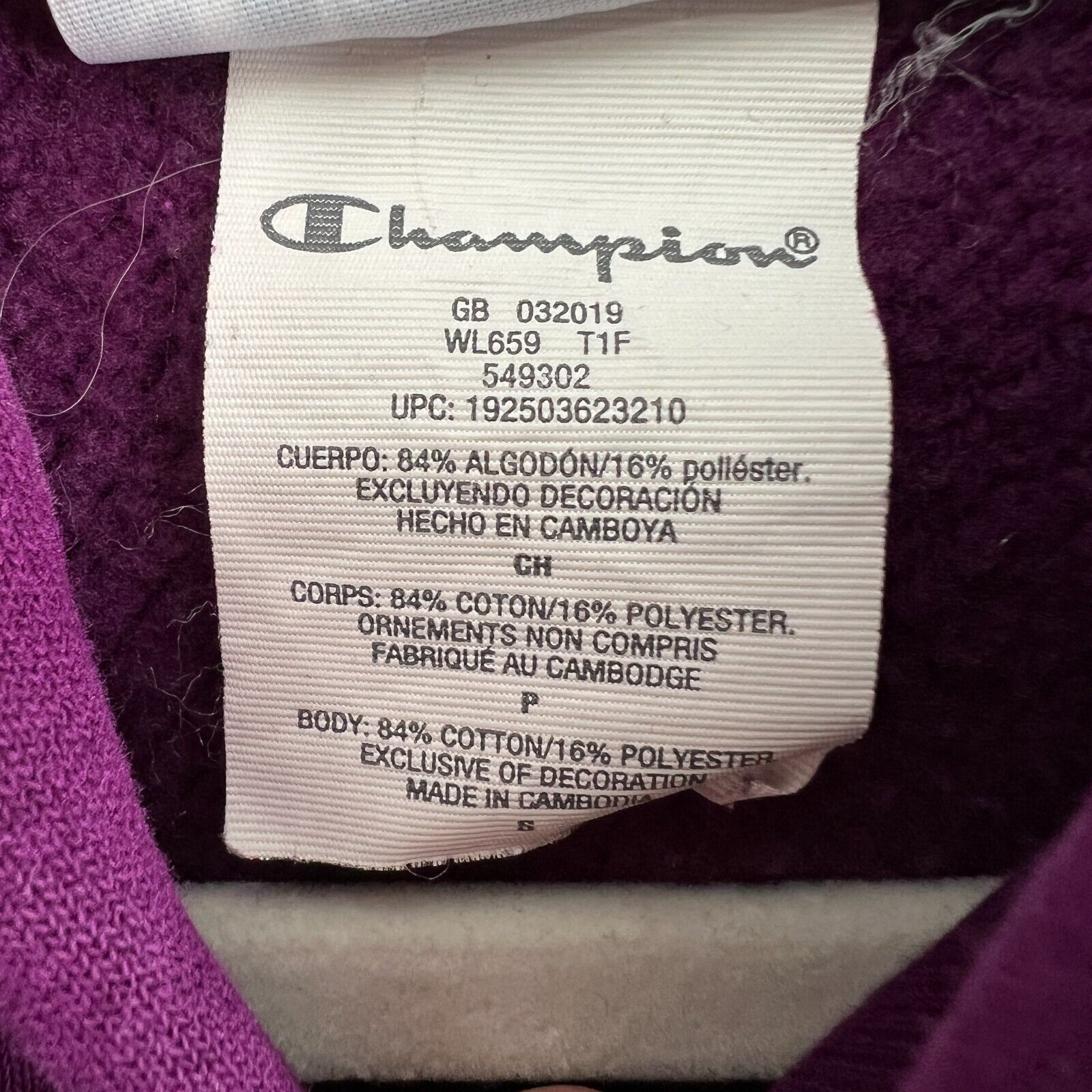 Champion Champion Reverse Weave Cropped Hoodie Sweatshirt Size S / US 4 / IT 40 - 10 Thumbnail