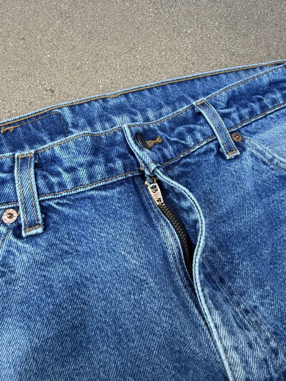 Levi's Vintage 90’s Levi’s 517 Orange Tab Bootcut Flare Jeans 35x30 Size US 35 - 5 Thumbnail