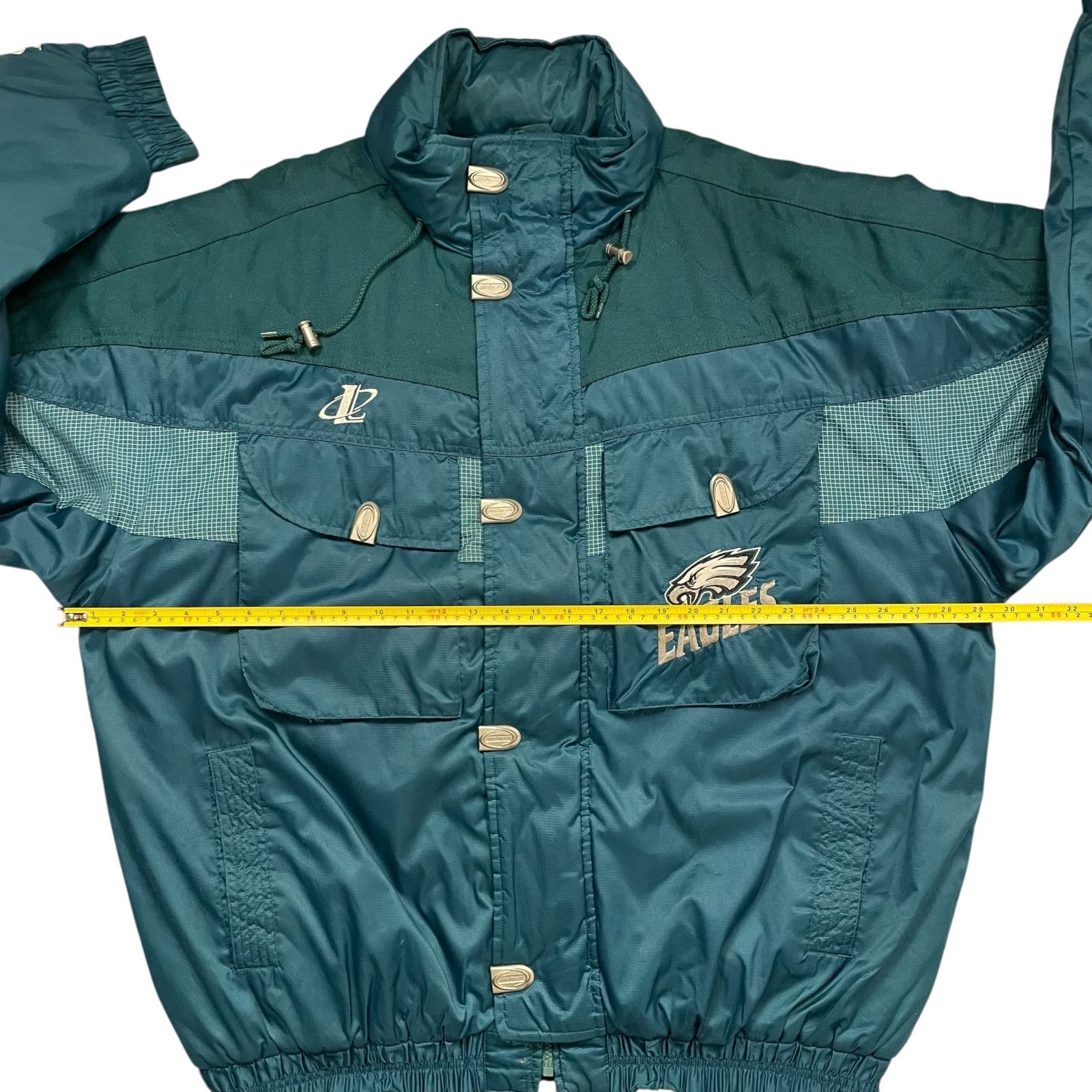 NFL VTG 90s PHILADELPHIA EAGLES LOGO ATHLETIC BOMBER JACKET Size US XL / EU 56 / 4 - 11 Thumbnail