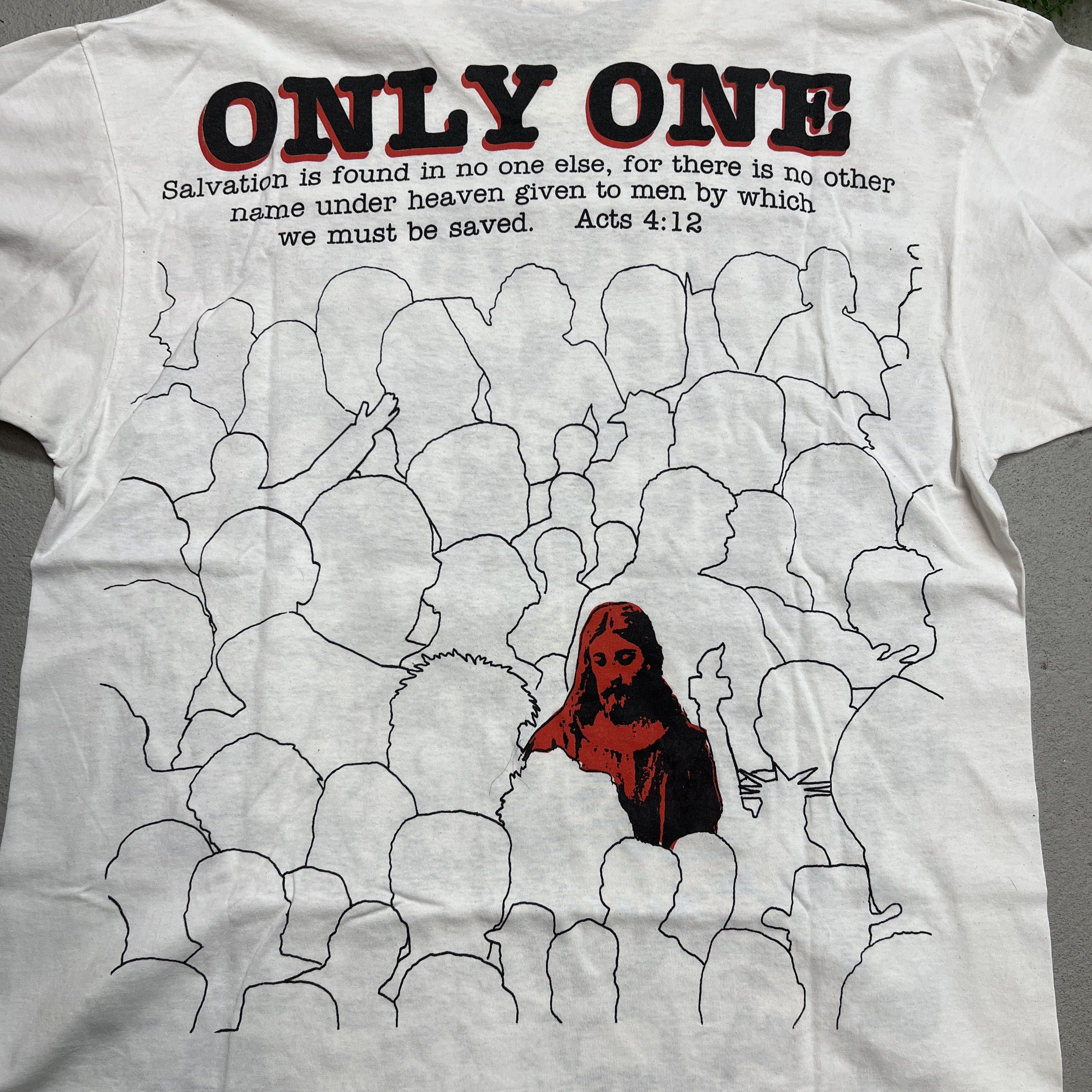 Vintage Vintage Jesus One Of These People Can Save Your Soul Tee Size US XL / EU 56 / 4 - 4 Thumbnail