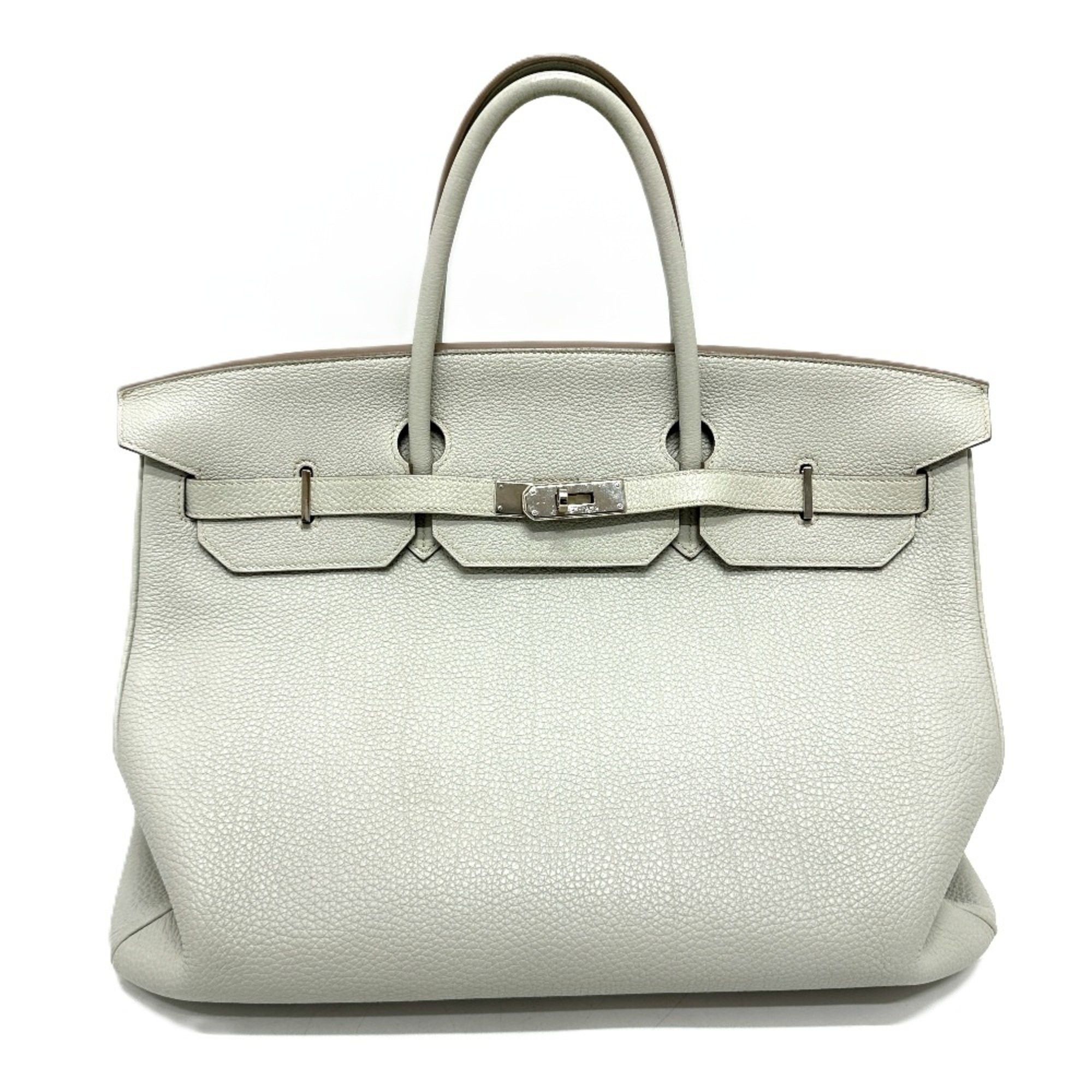 Hermes Birkin 40 Tote Bag, Handbag, Togo, Women's, Gris Pearl, Grey