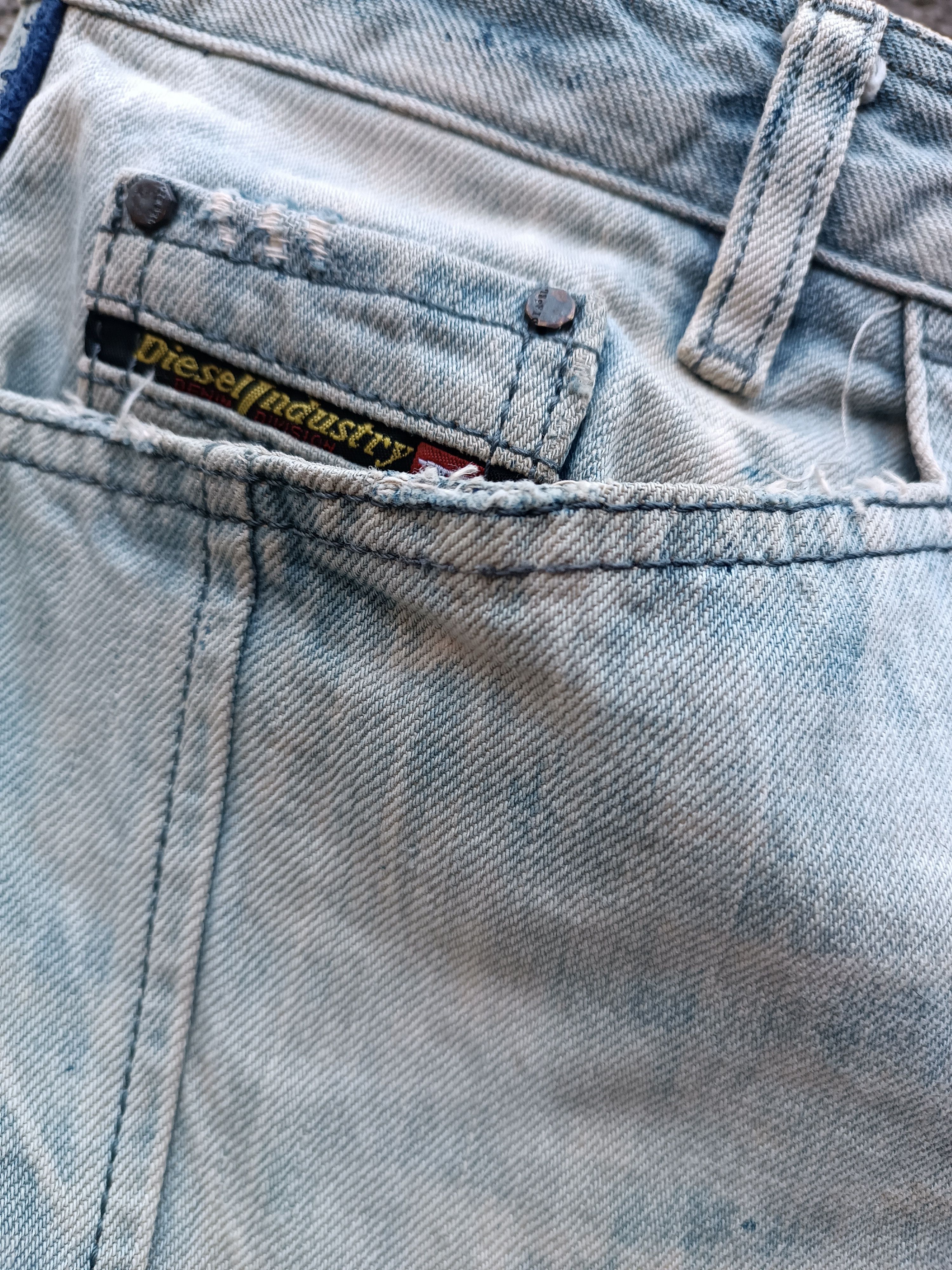 Diesel Vintage Diesel Acid Wash Biker Slim Fit jeans Size US 30 / EU 46 - 4 Thumbnail