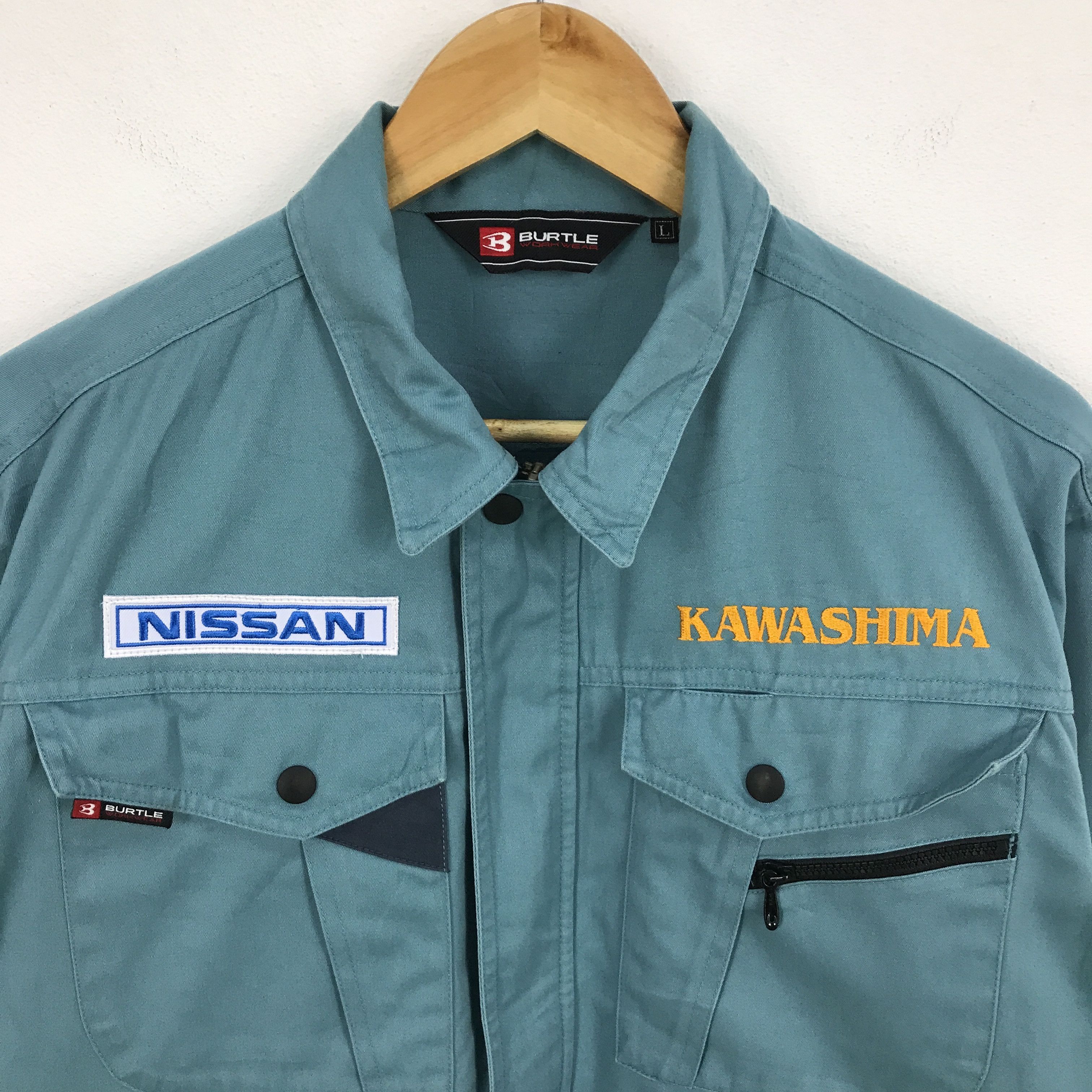 Gear for Sports × Japanese Brand vtg nissan racing work uniform custom jacket Size US L / EU 52-54 / 3 - 3 Thumbnail