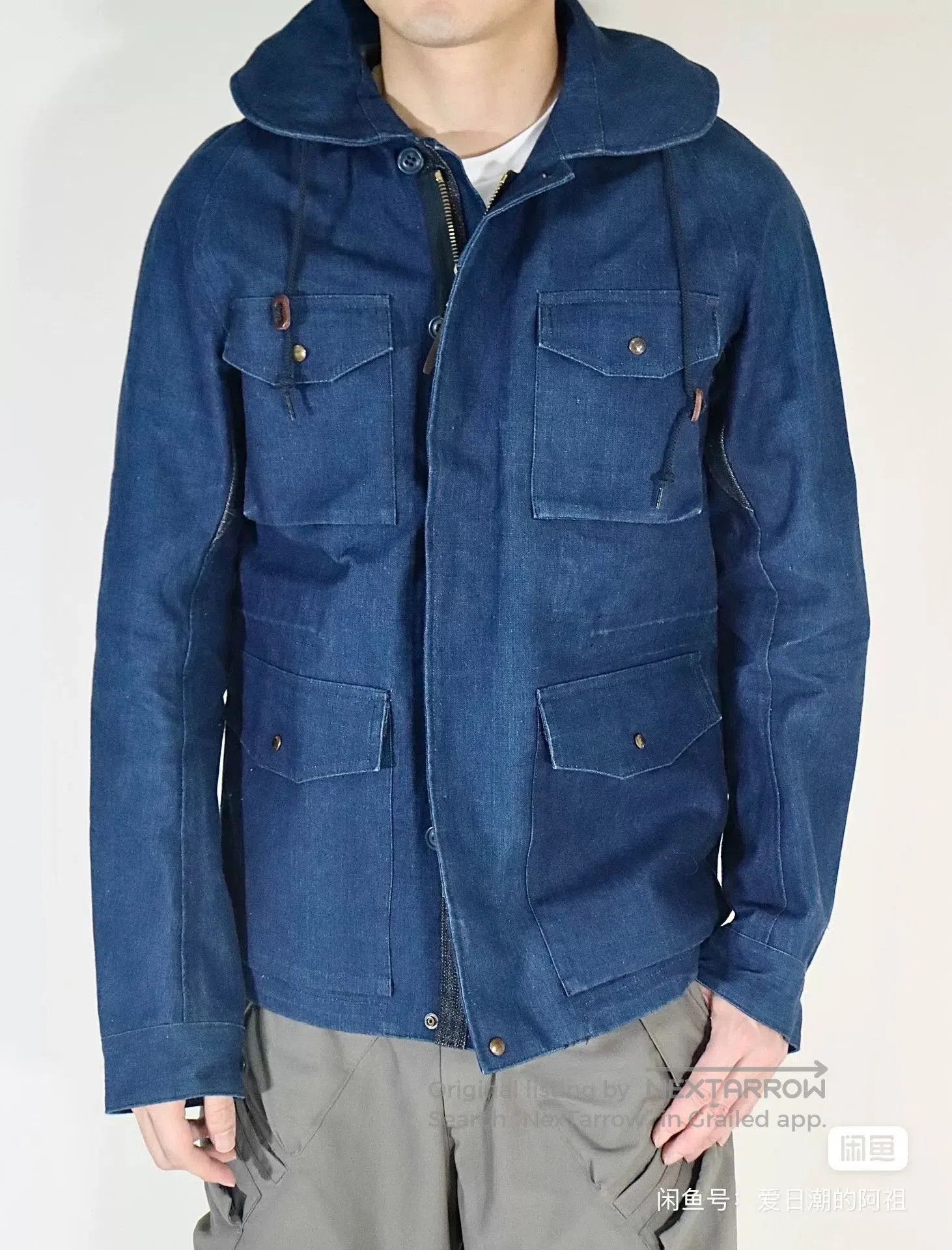Visvim visvim p.f.d gore-tex indigo jacket. Size US L / EU 52-54 / 3 - 5 Thumbnail