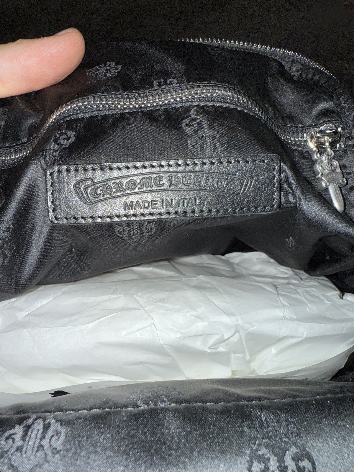 Chrome Hearts CHROME HEARTS CEMETERY MINI NYLON BACKPACK "BLACK" Size ONE SIZE - 4 Thumbnail