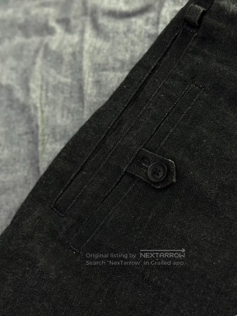 Yohji Yamamoto Yohji Yamamoto size 2 20ss show cropped wide-leg pants Size US 28 / EU 44 - 6 Thumbnail