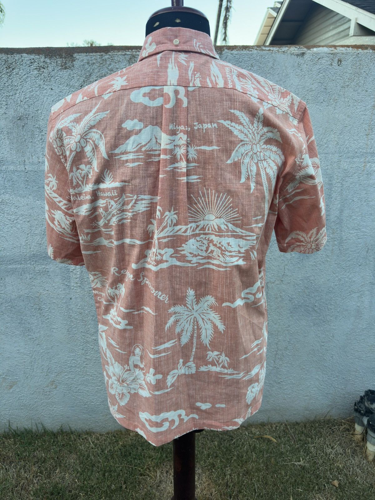 Reyn Spooner Reyn Spooner Classic Orange Miyasaki Japan Men's M Size US M / EU 48-50 / 2 - 2 Thumbnail