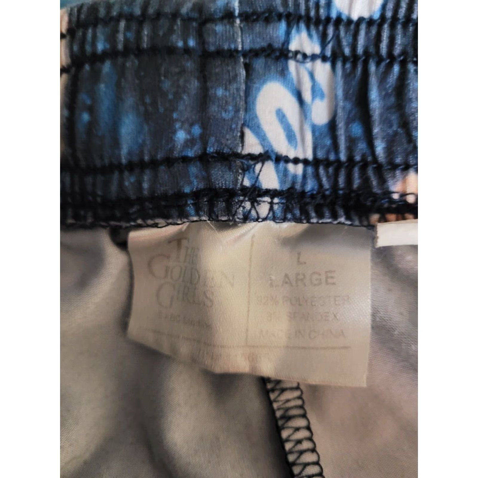Vintage VINTAGE Golden Girls Lounge Pants 90s TV Show Stay Golden Blues Lounge Pants Womens Boys? Size US 29 - 4 Thumbnail
