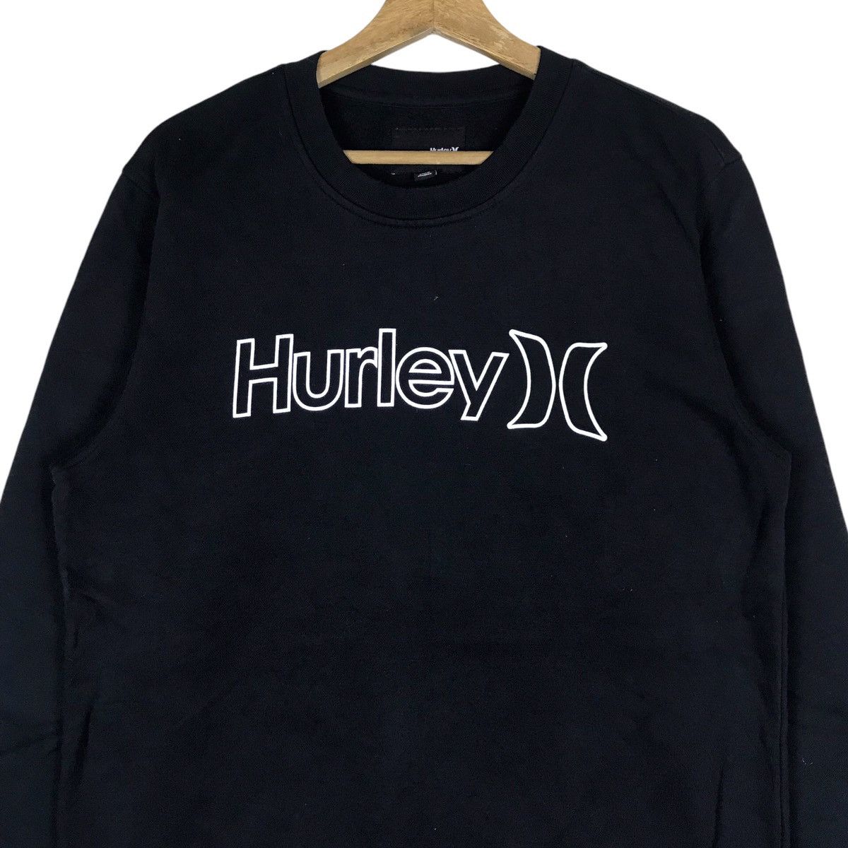 Hurley Vintage Hurley Spell Out Pullover Jumper Sweatshirt Size US M / EU 48-50 / 2 - 2 Thumbnail