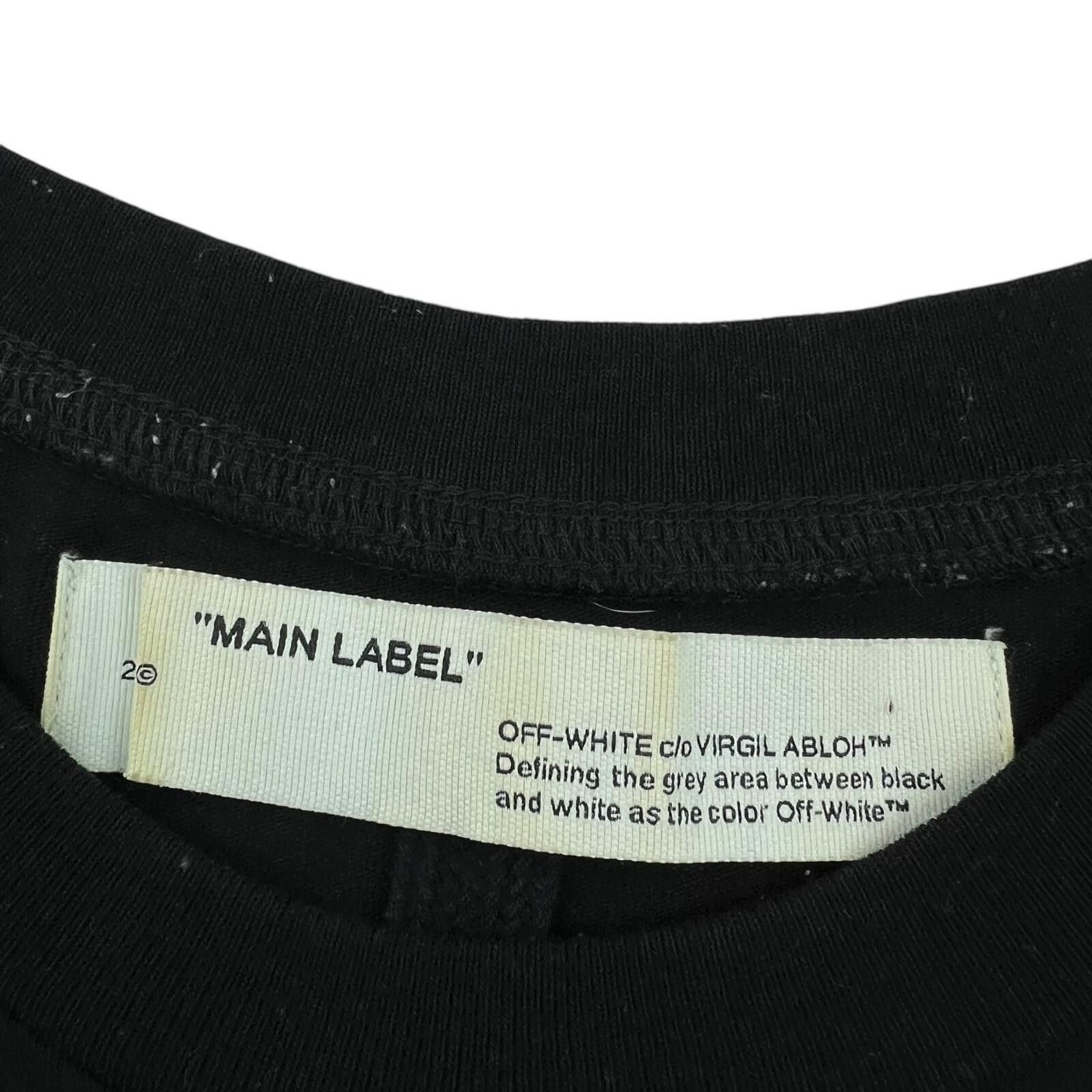 Off-White Off-White Golden Ratio Black T Shirt Size US M / EU 48-50 / 2 - 5 Thumbnail