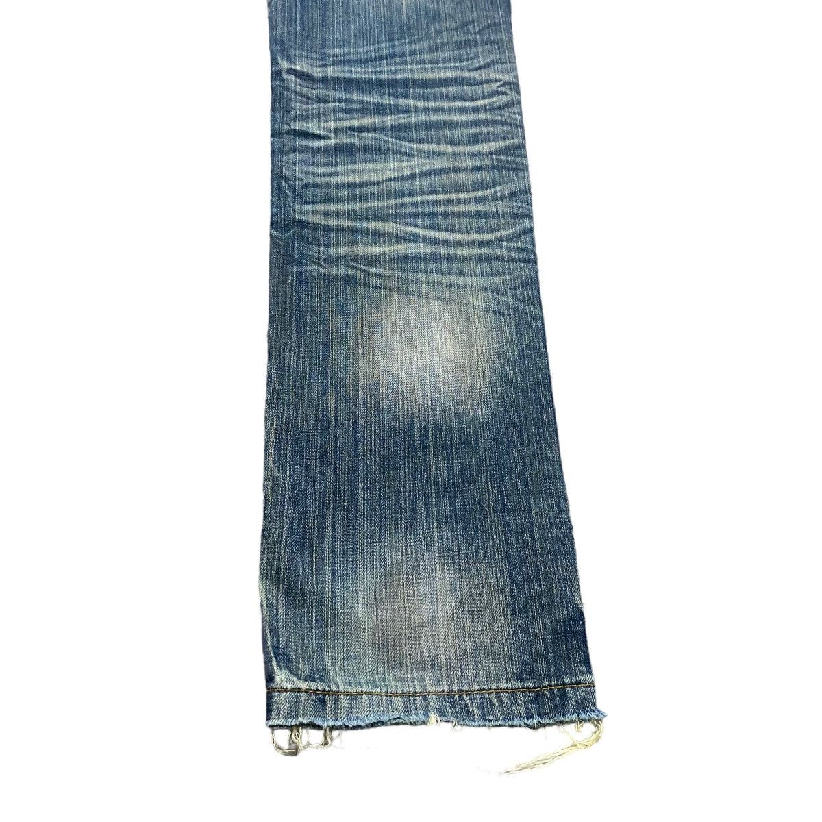 Japanese Brand Hiderock Design Clawmark Skull Denim Jeans Size US 31 - 8 Thumbnail