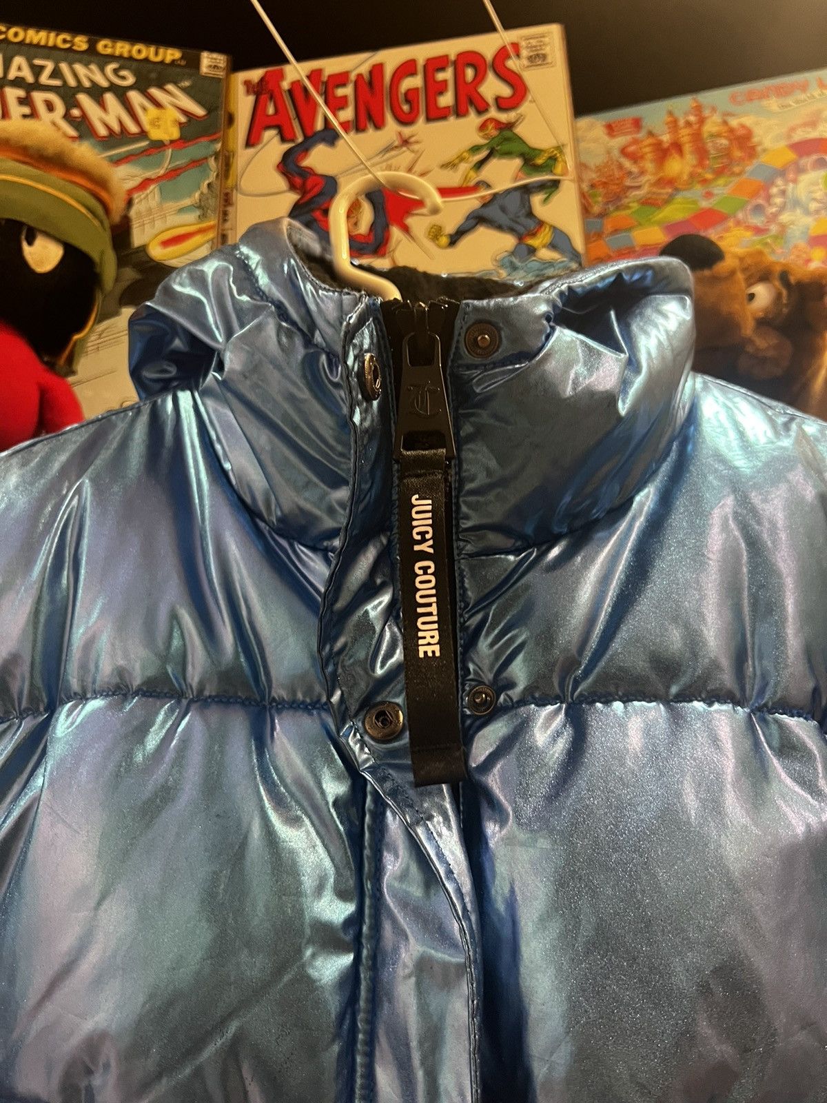 Juicy Couture × Los Angeles Apparel NWT Juicy Couture Black Label Puffer Jacket Size L / US 10 / IT 46 - 2 Thumbnail