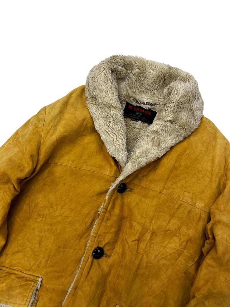 McGregor Vintage 80s Mc Gregor Sherpa Suede Jacket Winter Size US L / EU 52-54 / 3 - 2 Thumbnail