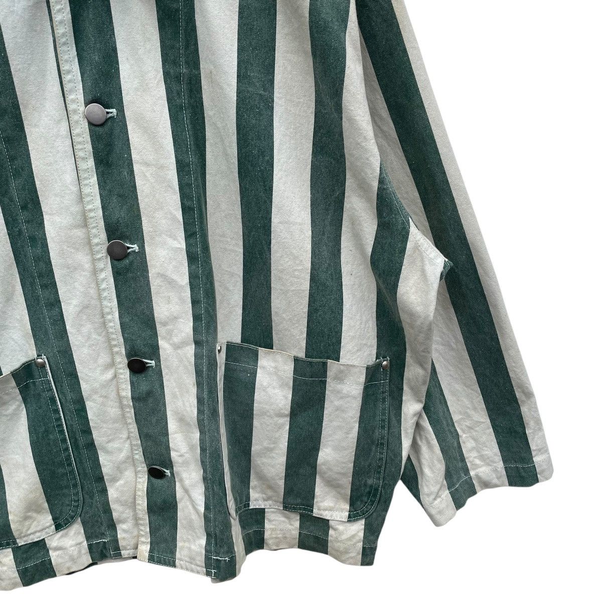 Issey Miyake × Japanese Brand Japanese Brand M.Flora Stripe Inspired Issey Miyake Size M / US 6-8 / IT 42-44 - 5 Thumbnail