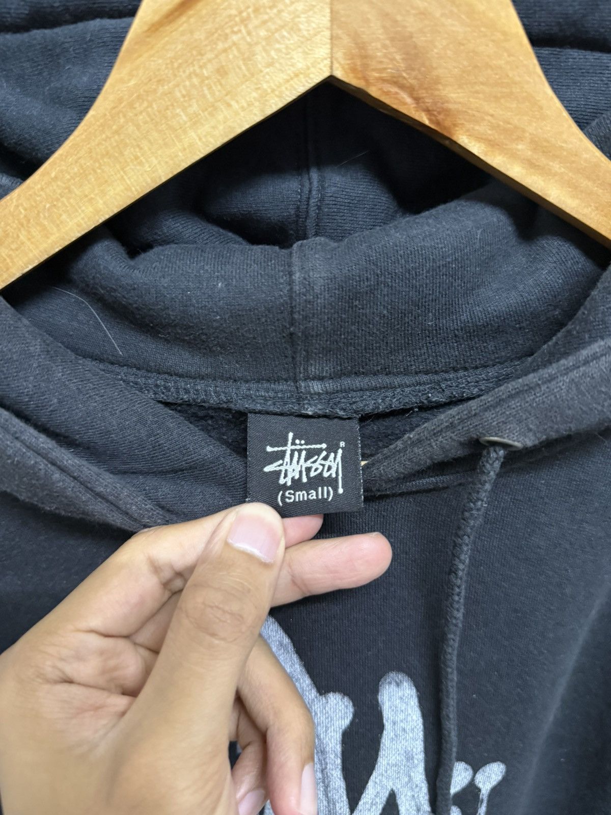 Stussy Vintage Stussy Graffiti Spray Hoodie Size US S / EU 44-46 / 1 - 4 Thumbnail