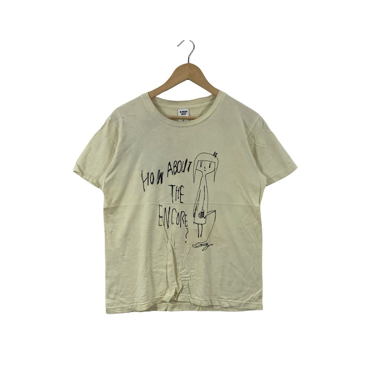 Other HOW ABOUT THE Encore Hand Drawn Graphic T-Shirt Pale Size US M / EU 48-50 / 2 - 1 Thumbnail