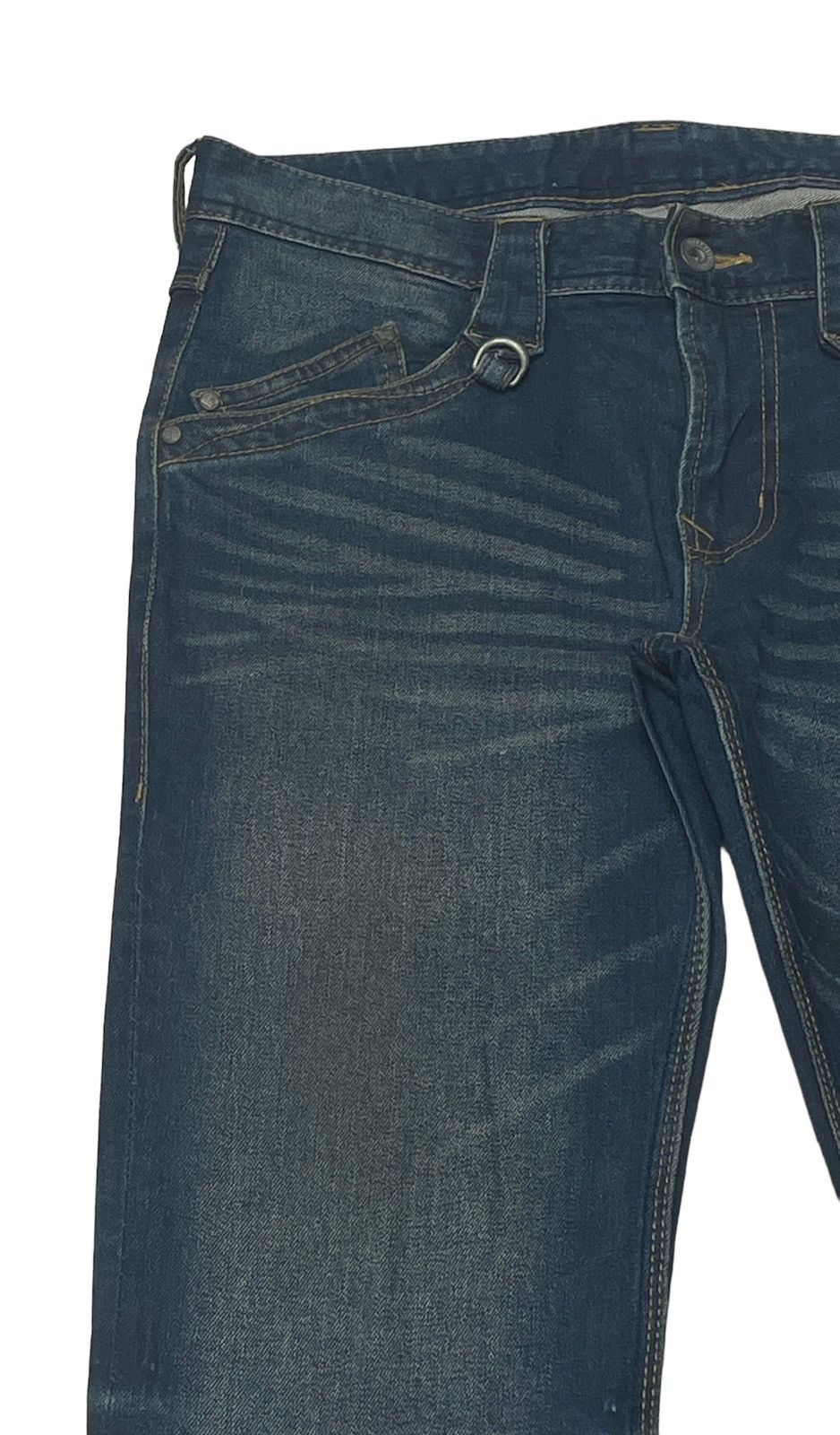 Vintage Vintage Japanese Brand Hideaways Flared Jeans 1990s Size US 32 / EU 48 - 4 Thumbnail