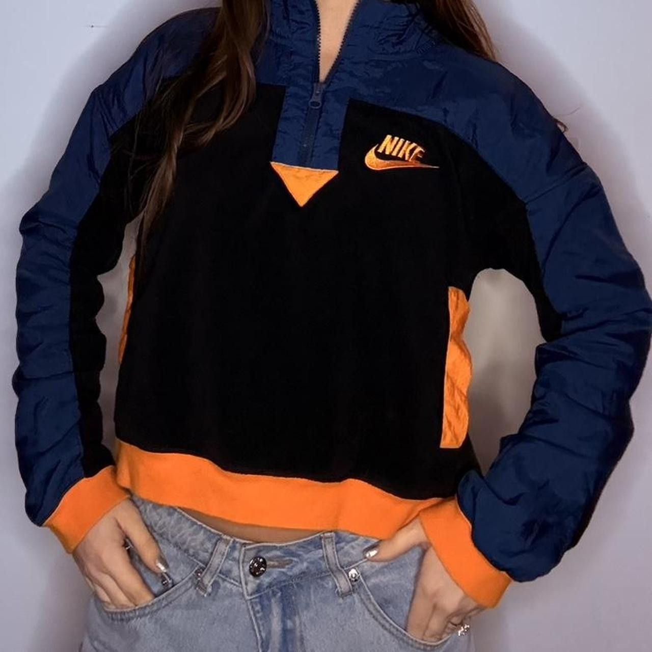 Nike Nike Cropped Half-Zip Fleece Pullover Windbreaker Women's S Size S / US 4 / IT 40 - 1 Thumbnail