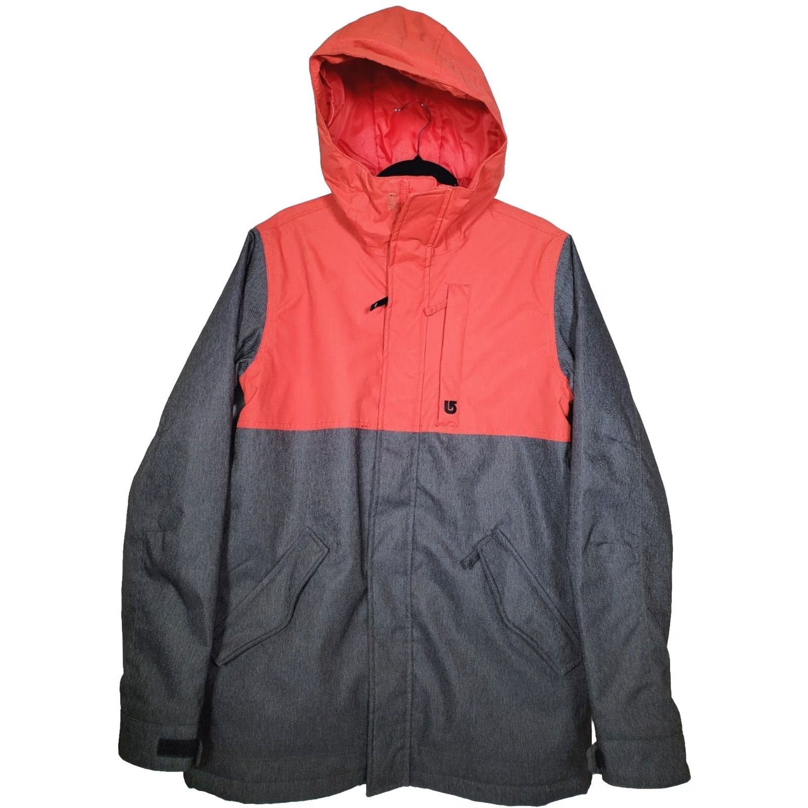 Burton Burton The White Collection TWC Greenlight Jacket DryRide Red-Orange and Gray Parka Hooded Men M Size US M / EU 48-50 / 2 - 2 Thumbnail