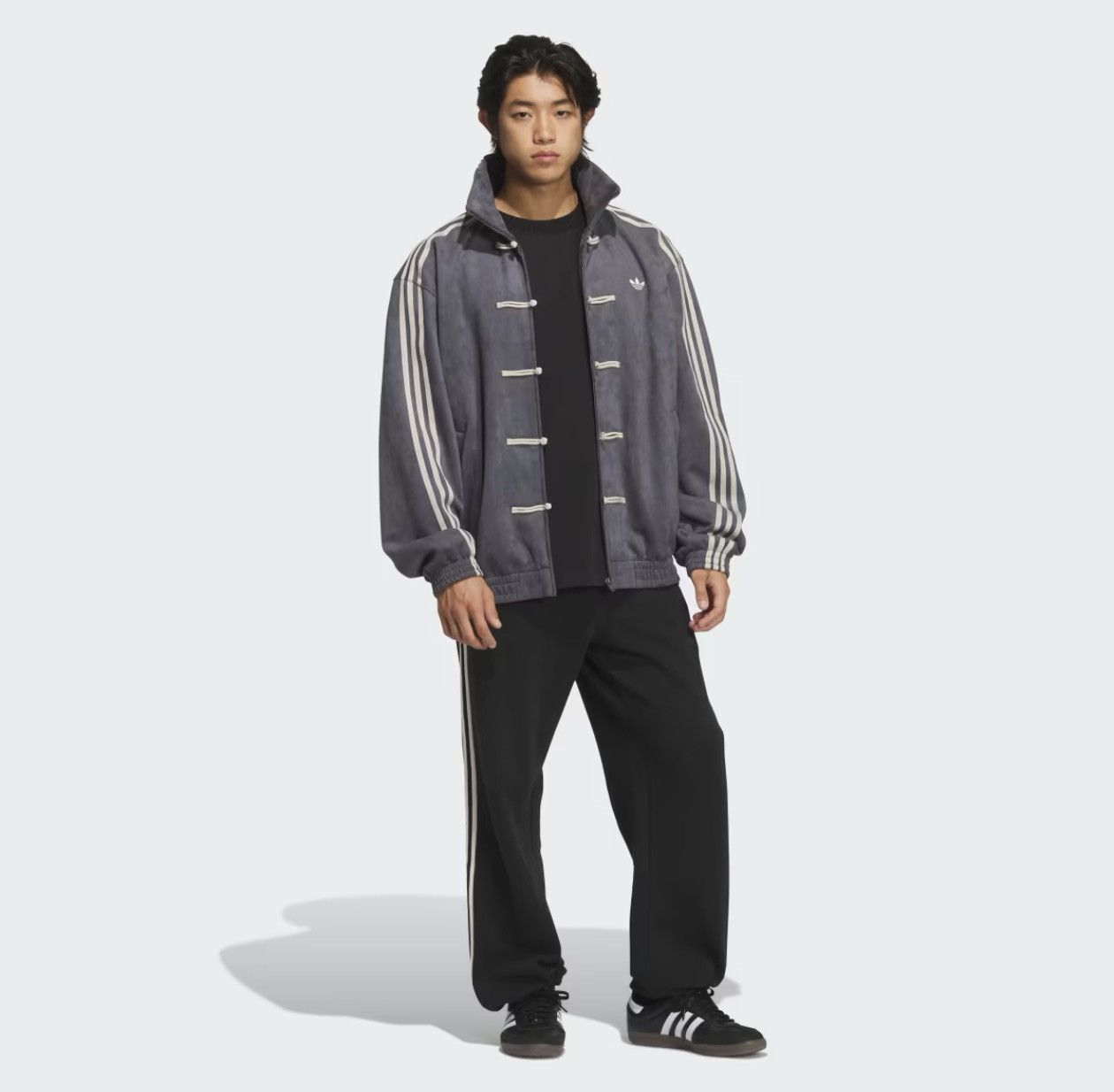 Adidas Adidas CTT Chinese Track Top 3.1 Gender Neutral Grey Size XL Size US XL / EU 56 / 4 - 5 Thumbnail