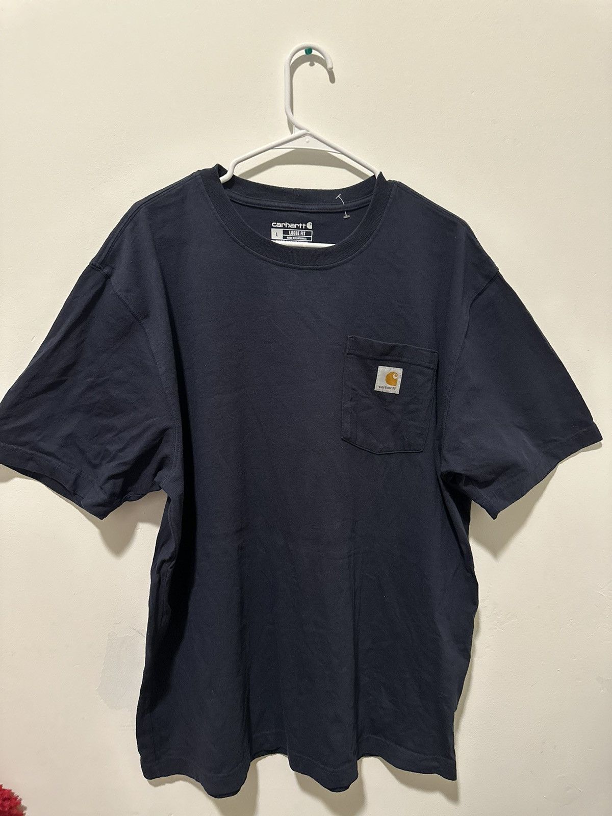 Carhartt Carhartt Navy Blue pocket tee Size US L / EU 52-54 / 3 - 1 Thumbnail