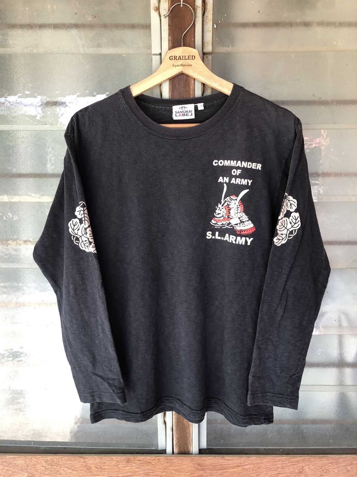 Japanese Brand Vintage Samurai Label Commander Of An Army Japan Shirt Tee Size US M / EU 48-50 / 2 - 3 Thumbnail