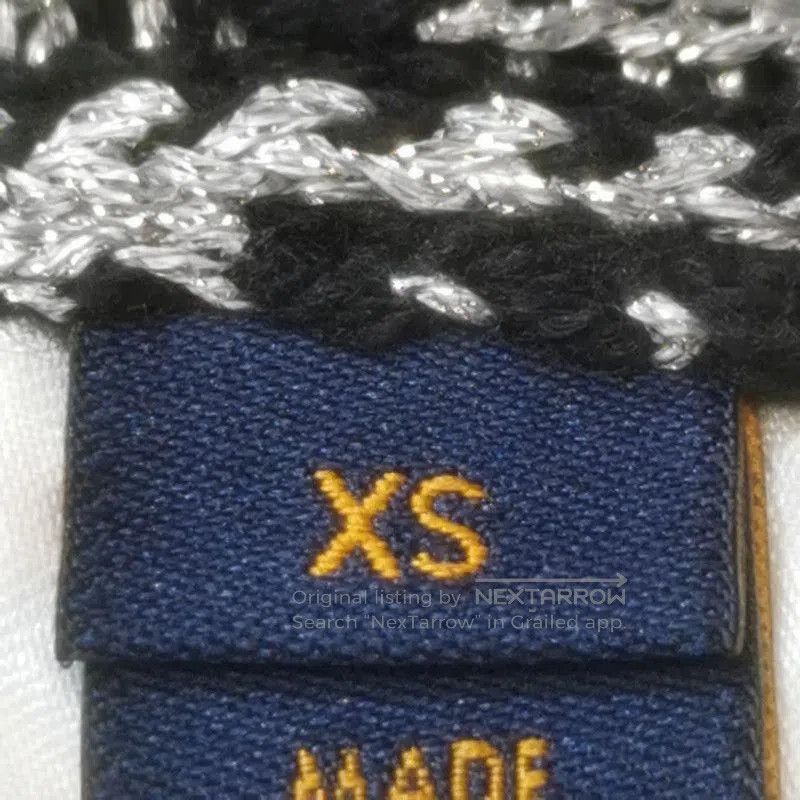 Louis Vuitton Louis Vuitton Black and White Wool Blend Sweater. Size US XS / EU 42 / 0 - 5 Thumbnail