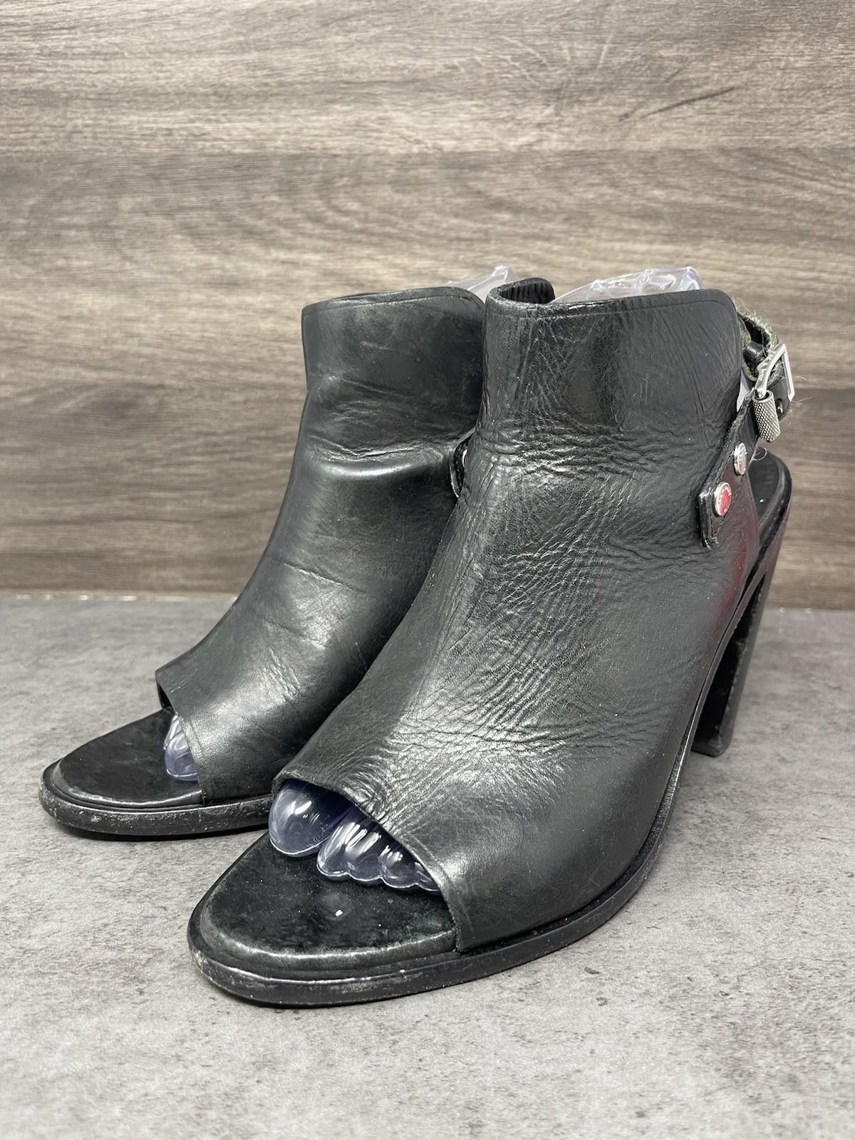 Rag & Bone Rag And Bone Wyatt Shoes Womens Size 9 (40) Black Leather Size US 9 / IT 39 - 2 Thumbnail
