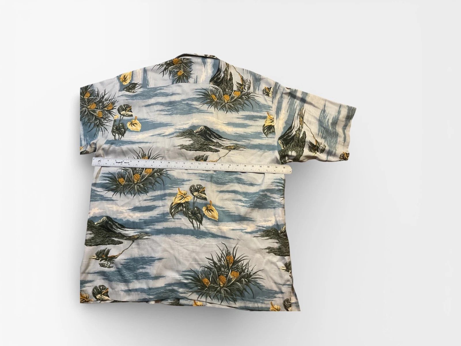 Tommy Bahama Tommy Bahama Hawaiian Silk Shirt Mens XL Blue Floral Pineapp Size US XL / EU 56 / 4 - 4 Thumbnail