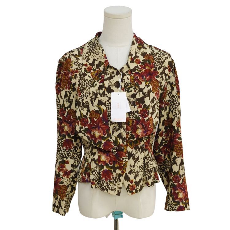 Pierre Balmain Pierre Balmain Floral Animal Print Button Up Shirt S Size S / US 4 / IT 40 - 1 Thumbnail