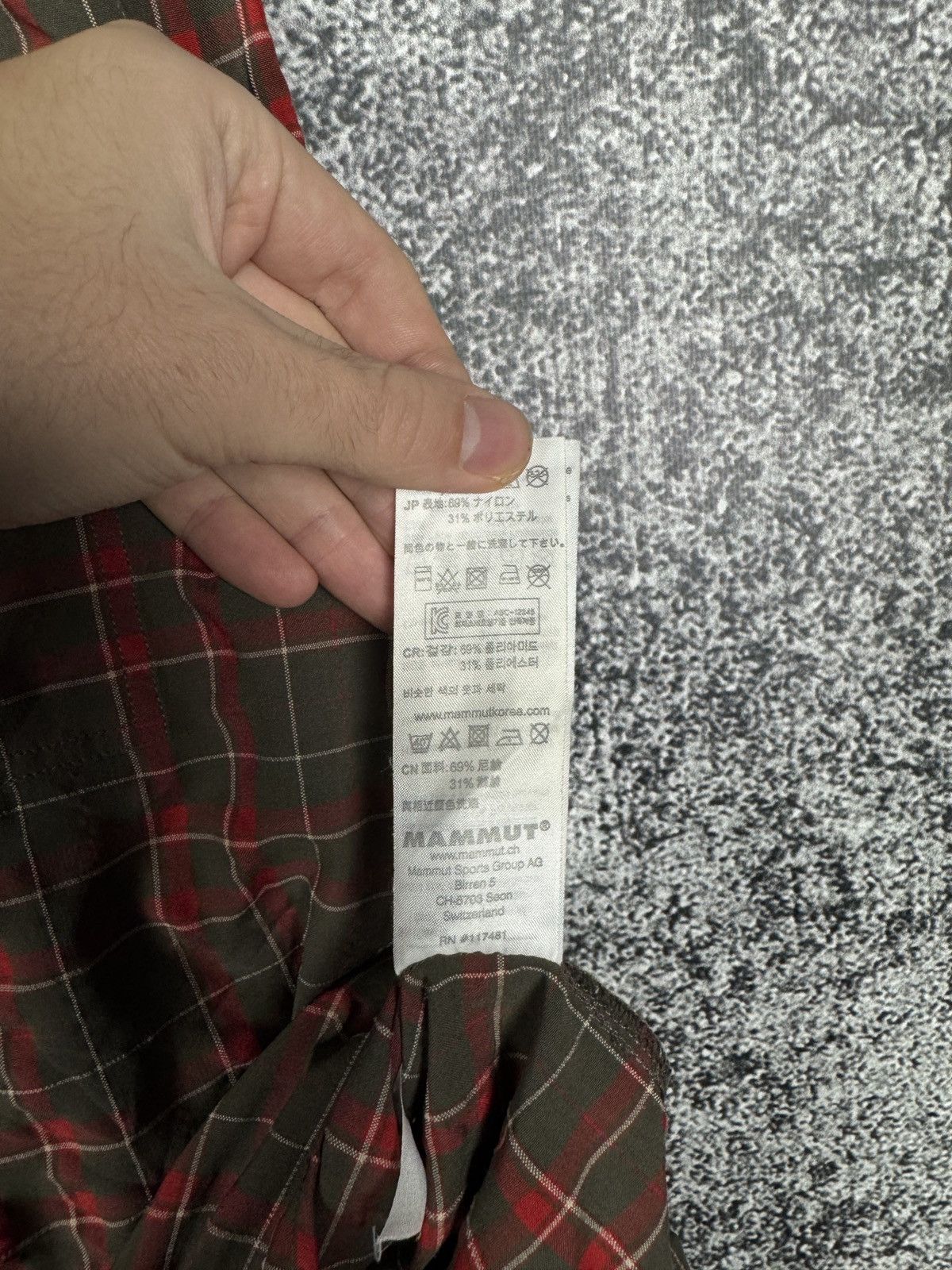Mammut Mammut Long Sleeve Plaid Shirt Button Up Outdoor Hiking Sz L Size US L / EU 52-54 / 3 - 8 Thumbnail
