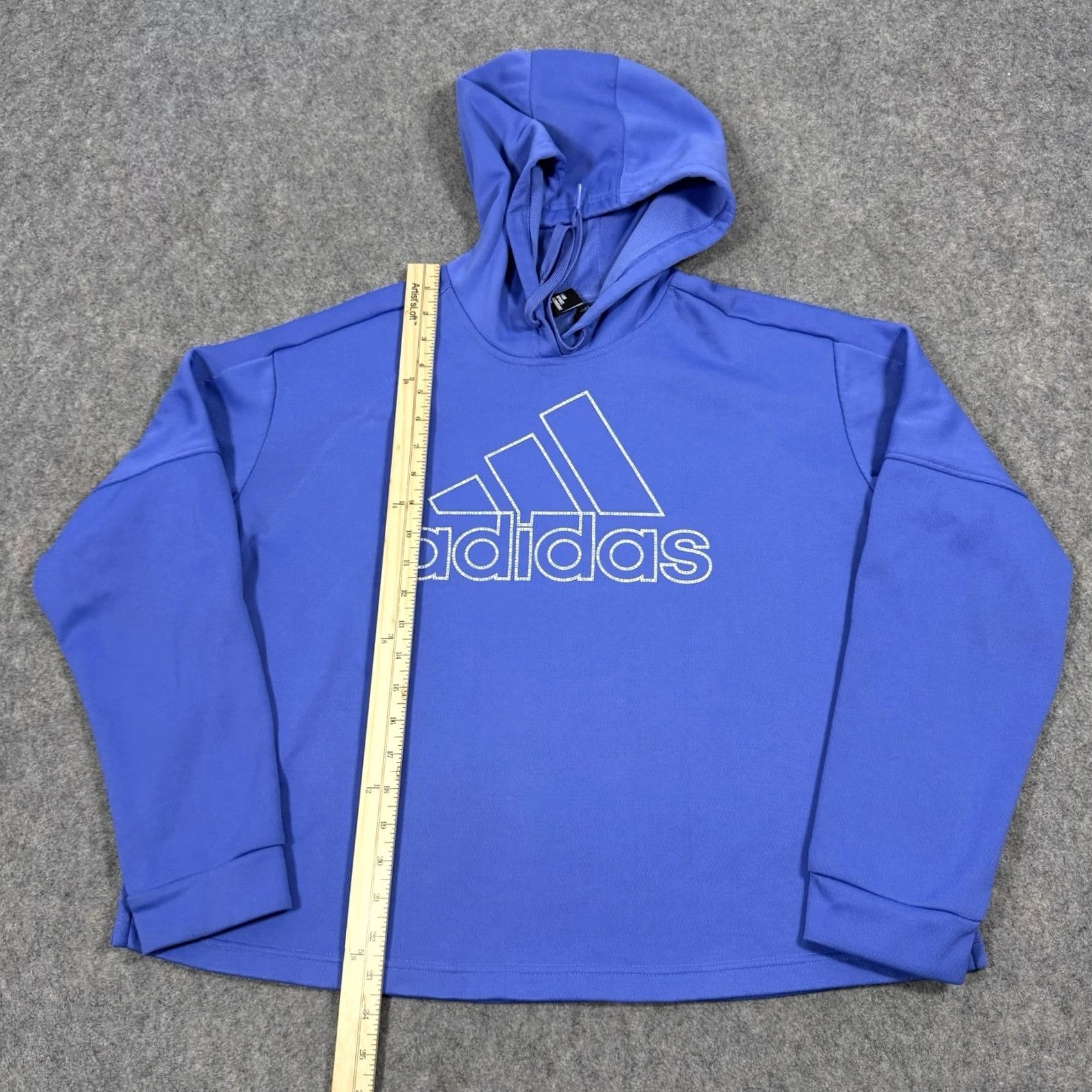 Adidas Adidas Climawarm Long Sleeves Pullover Activewear Hoodie Women's XL Blue Size XL / US 12-14 / IT 48-50 - 7 Thumbnail