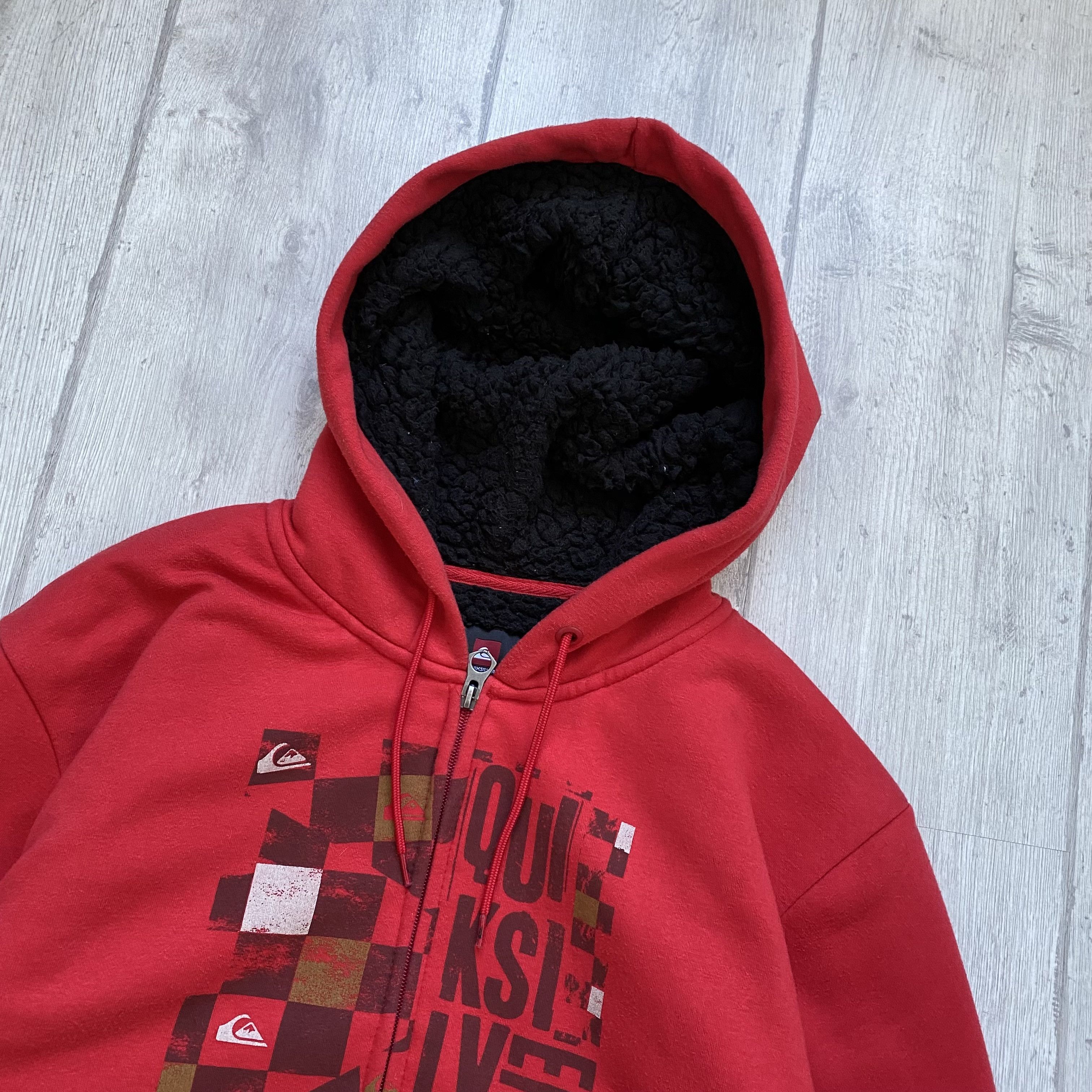 If Six Was Nine Vintage If6Was9 2000s Quicksilver Fur Hoodie Jacket Y2K Size US L / EU 52-54 / 3 - 4 Thumbnail