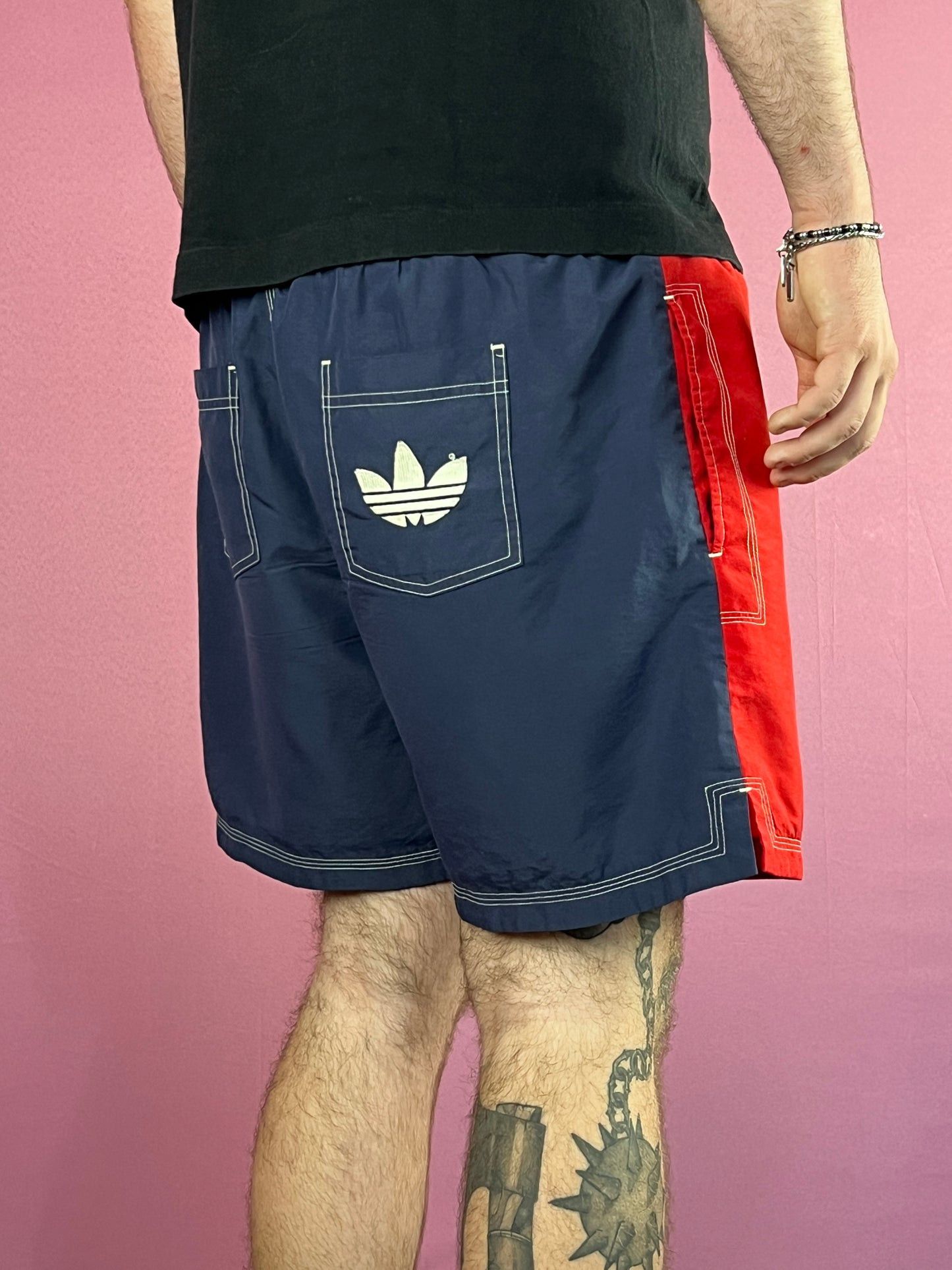 Adidas × Vintage 90s Adidas Vintage Men's Sport Shorts - L Size US 34 / EU 50 - 3 Thumbnail